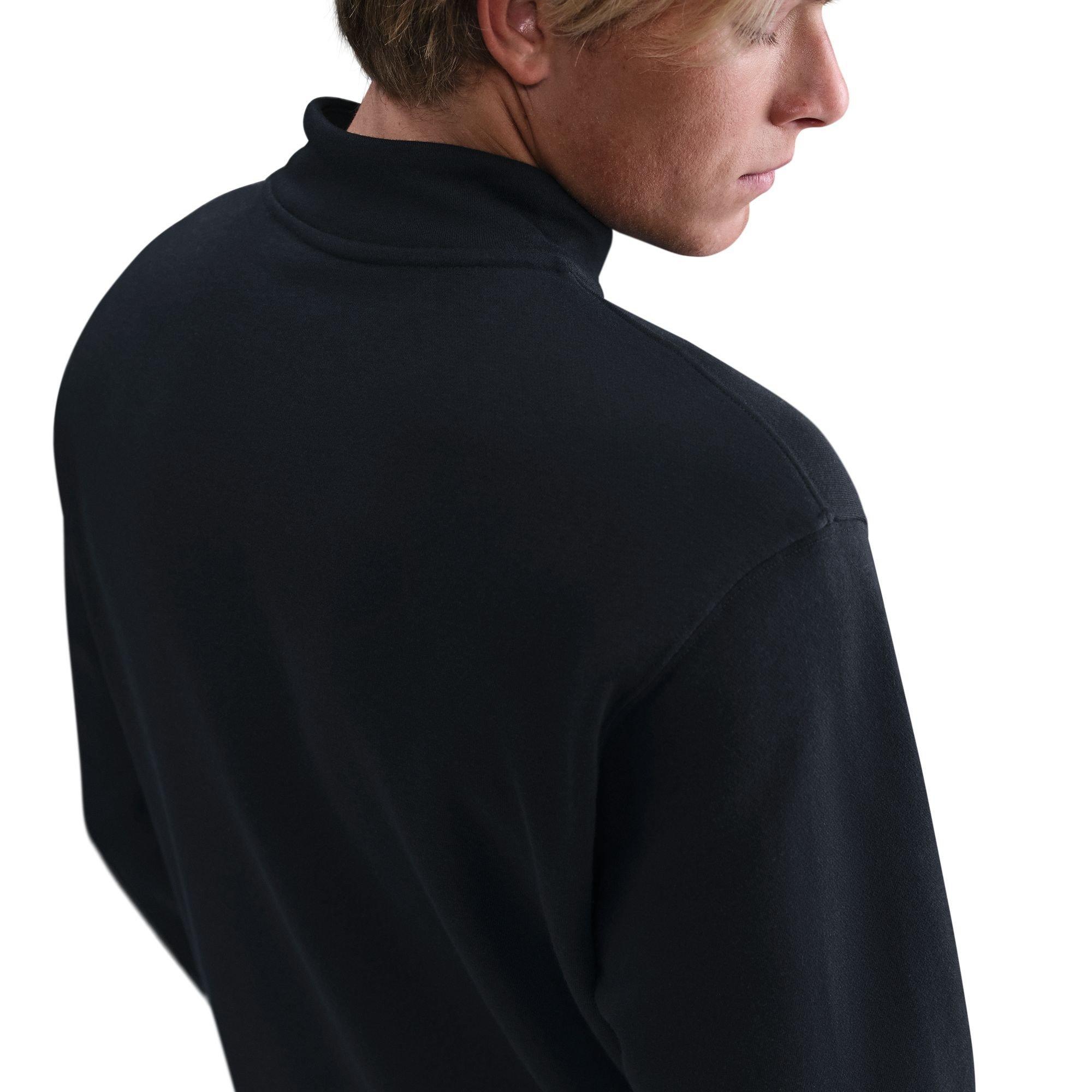 Crno/Bijelo - Nike - Nike Clb 1/2 Zip Sn64 - 2