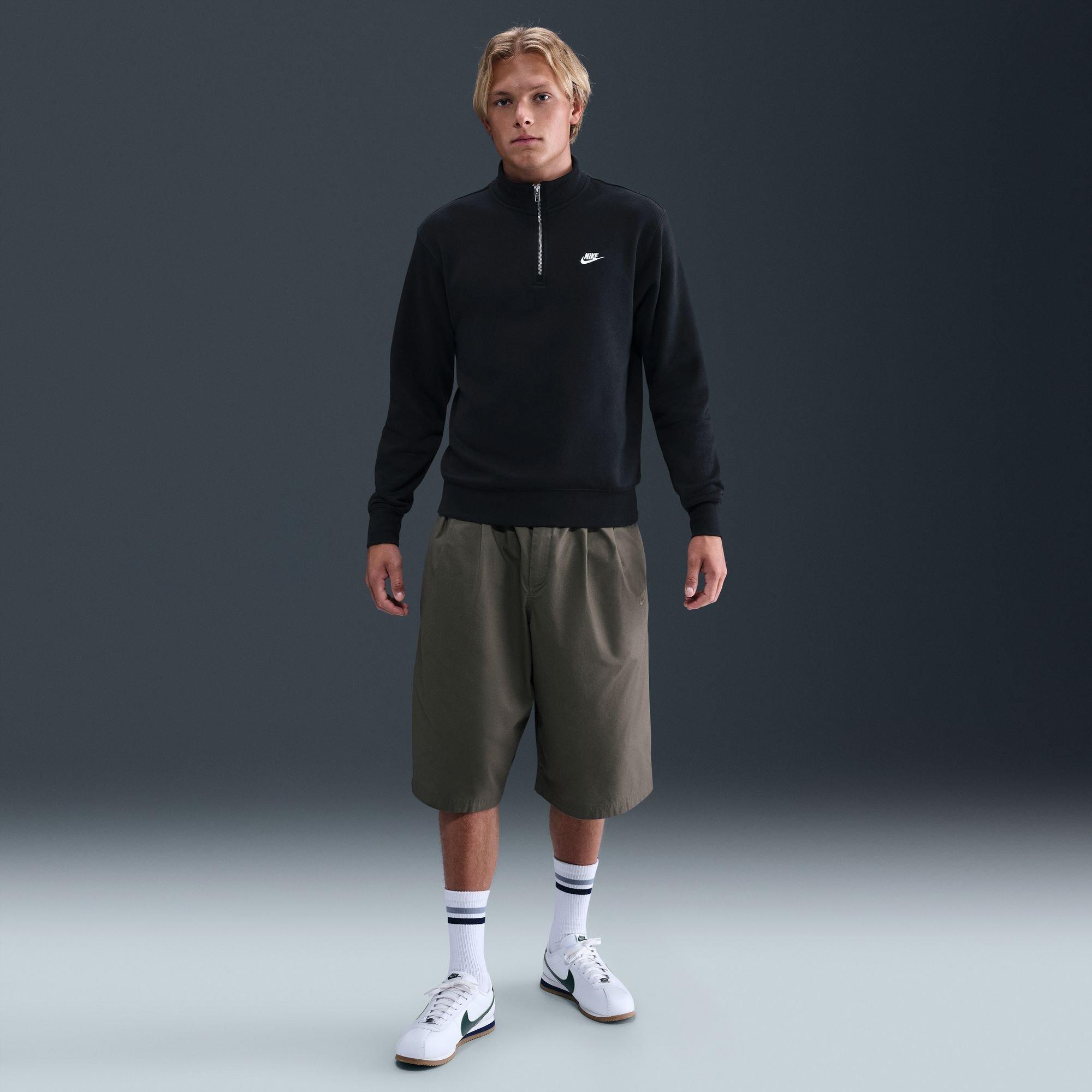 Crno/Bijelo - Nike - Nike Clb 1/2 Zip Sn64 - 13