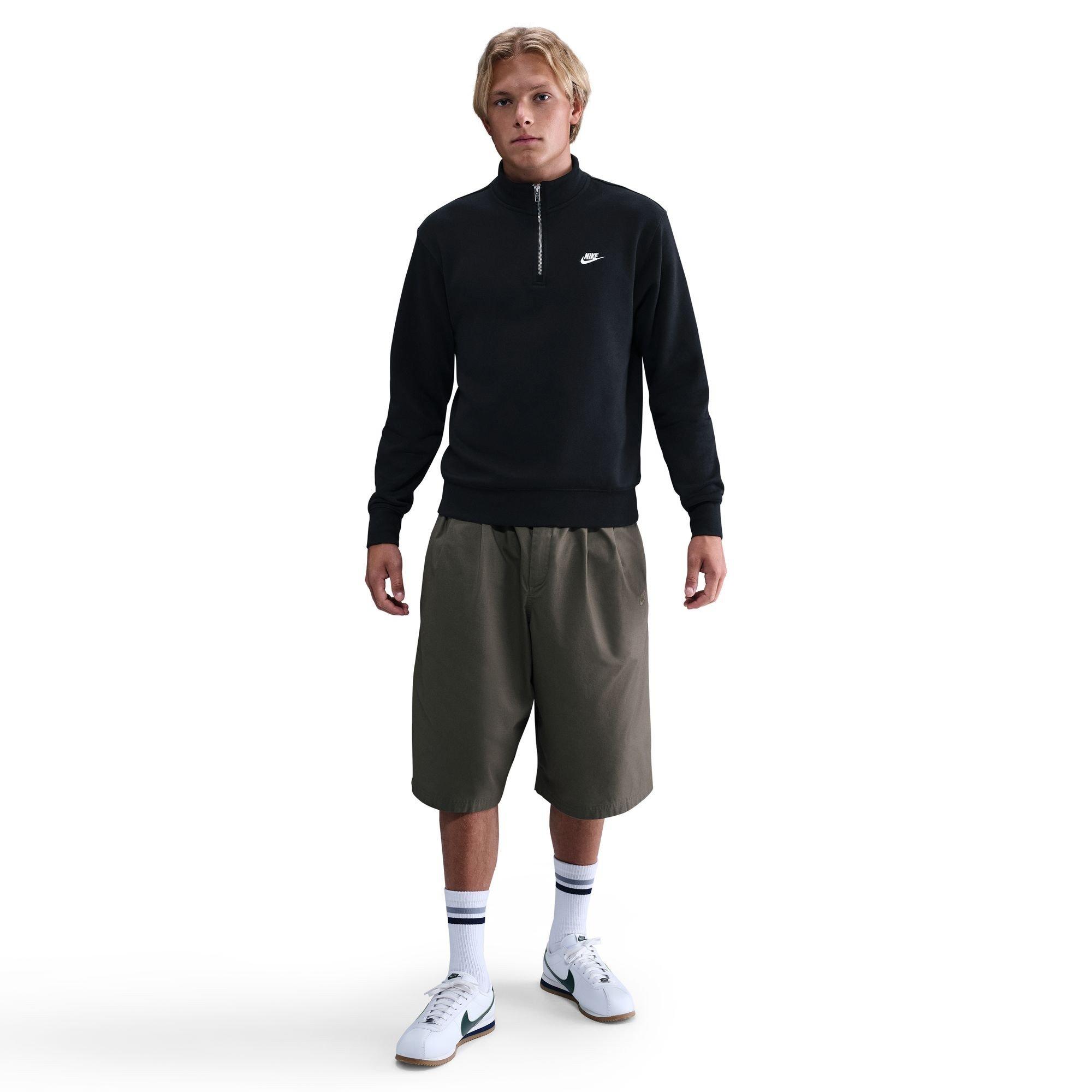 Crno/Bijelo - Nike - Nike Clb 1/2 Zip Sn64 - 3