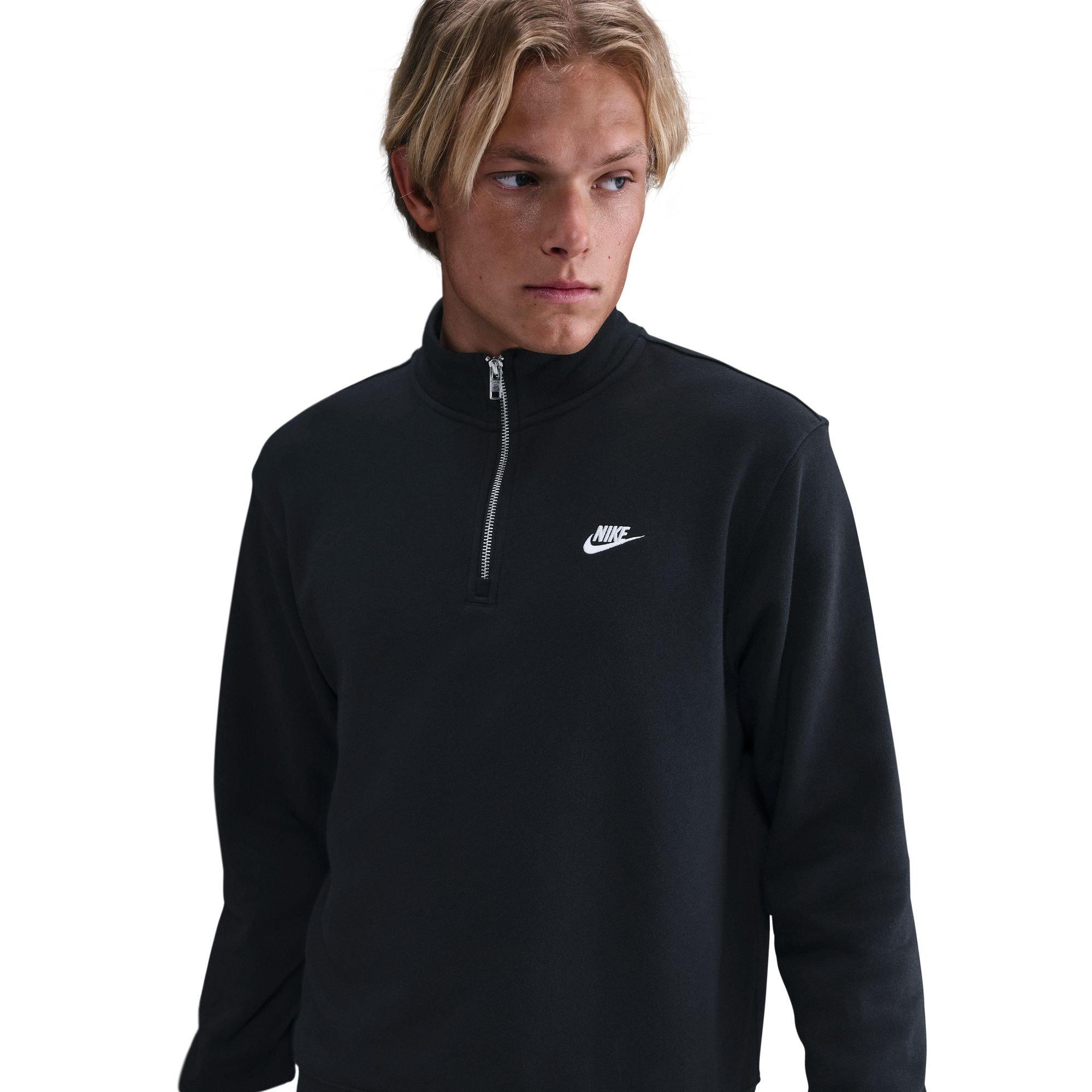 Crno/Bijelo - Nike - Nike Clb 1/2 Zip Sn64 - 5