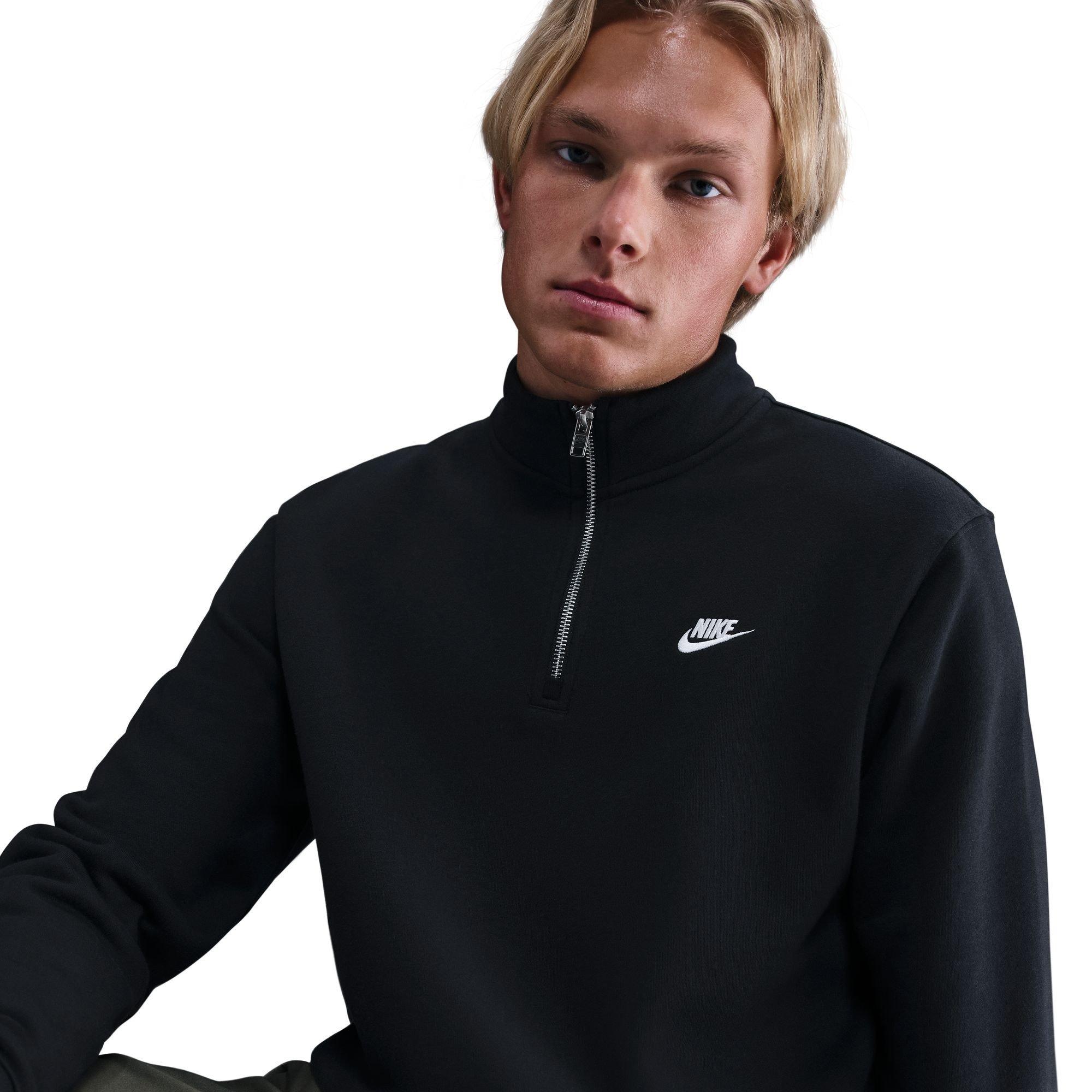 Crno/Bijelo - Nike - Nike Clb 1/2 Zip Sn64 - 6