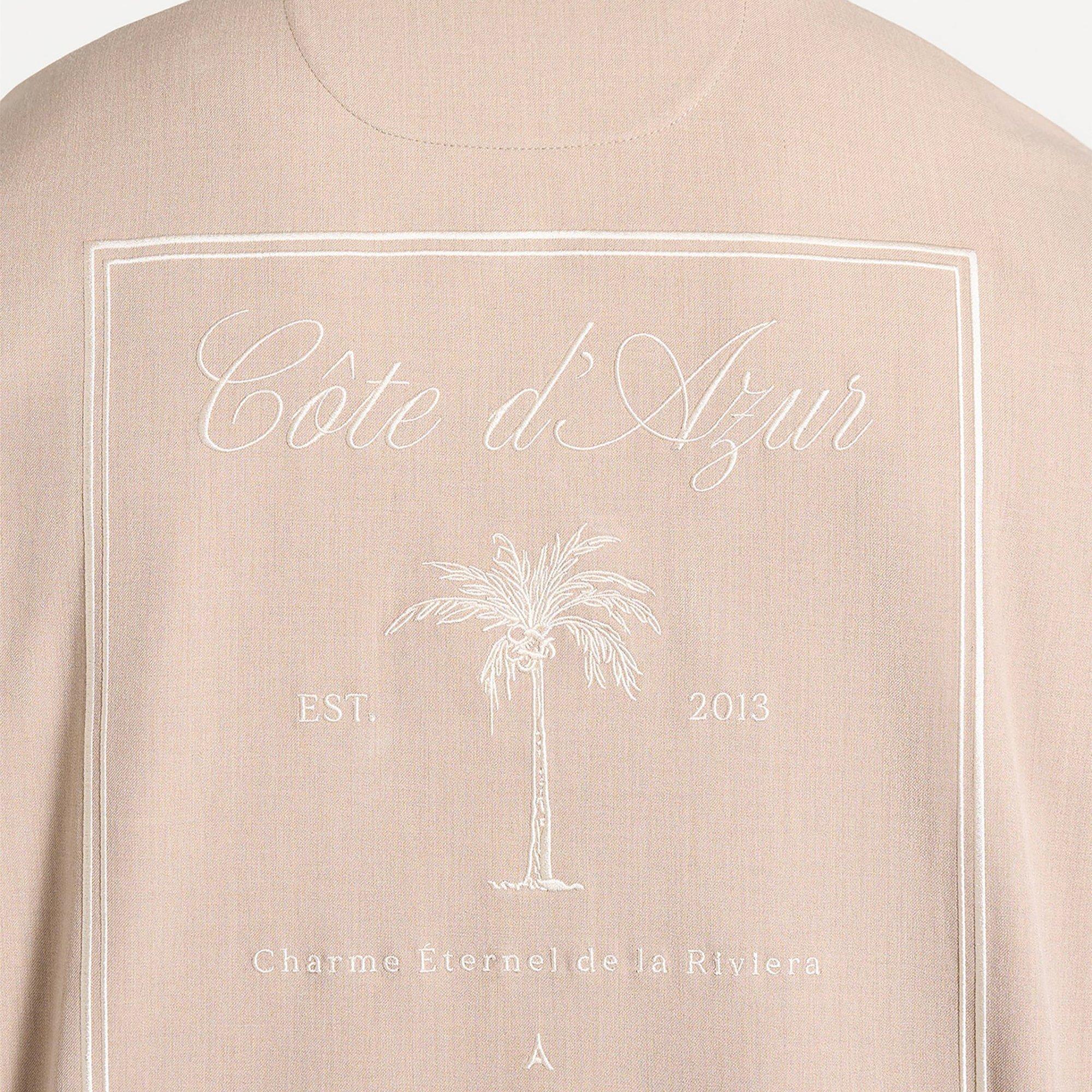 Taupe - Maniere De Voir - Maniere Palm SS Shrt Sn63 - 6