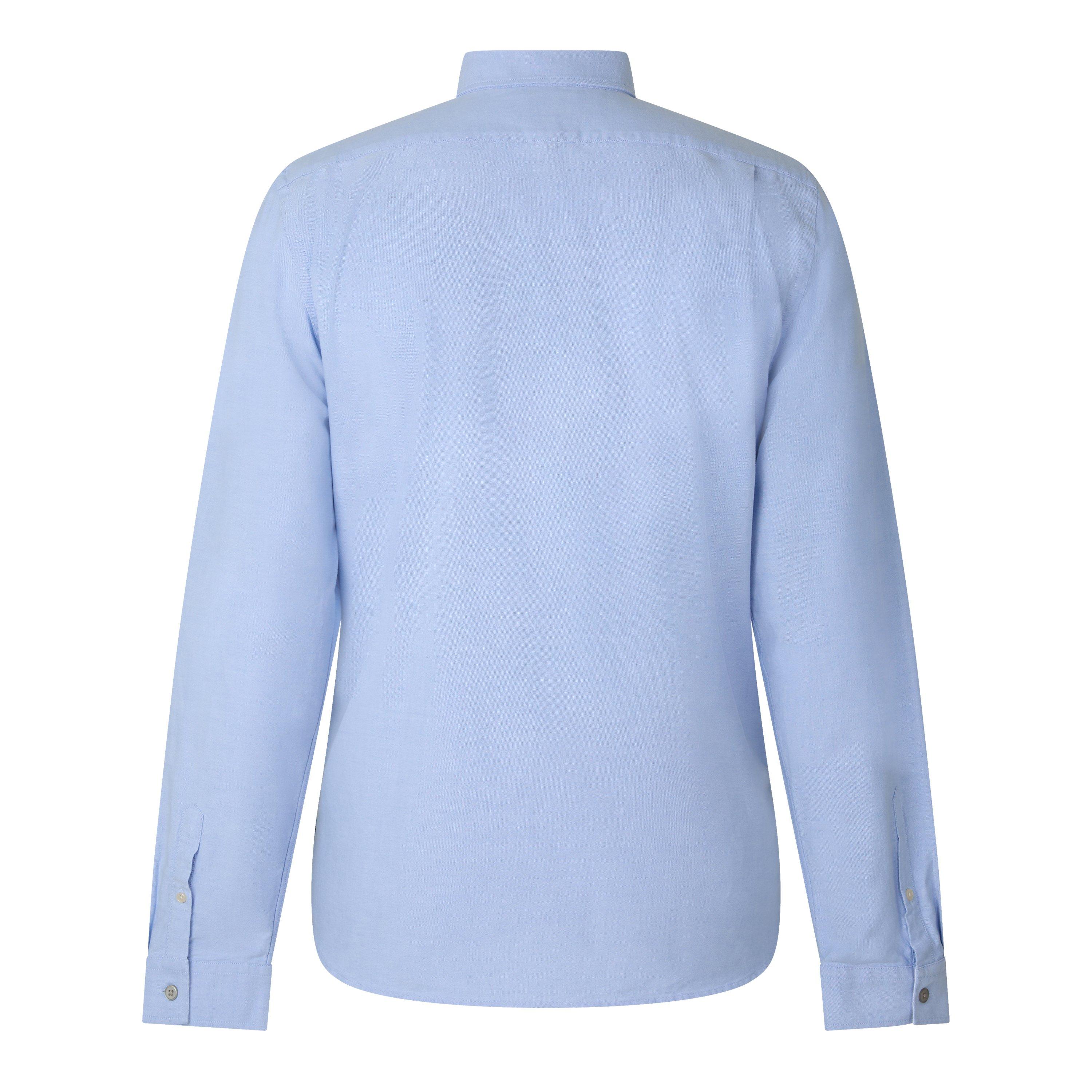 Blue 40 - PS Paul Smith - Men's Multi-Button Cotton Long-Sleeve Tailored-Fit Shirt - 2