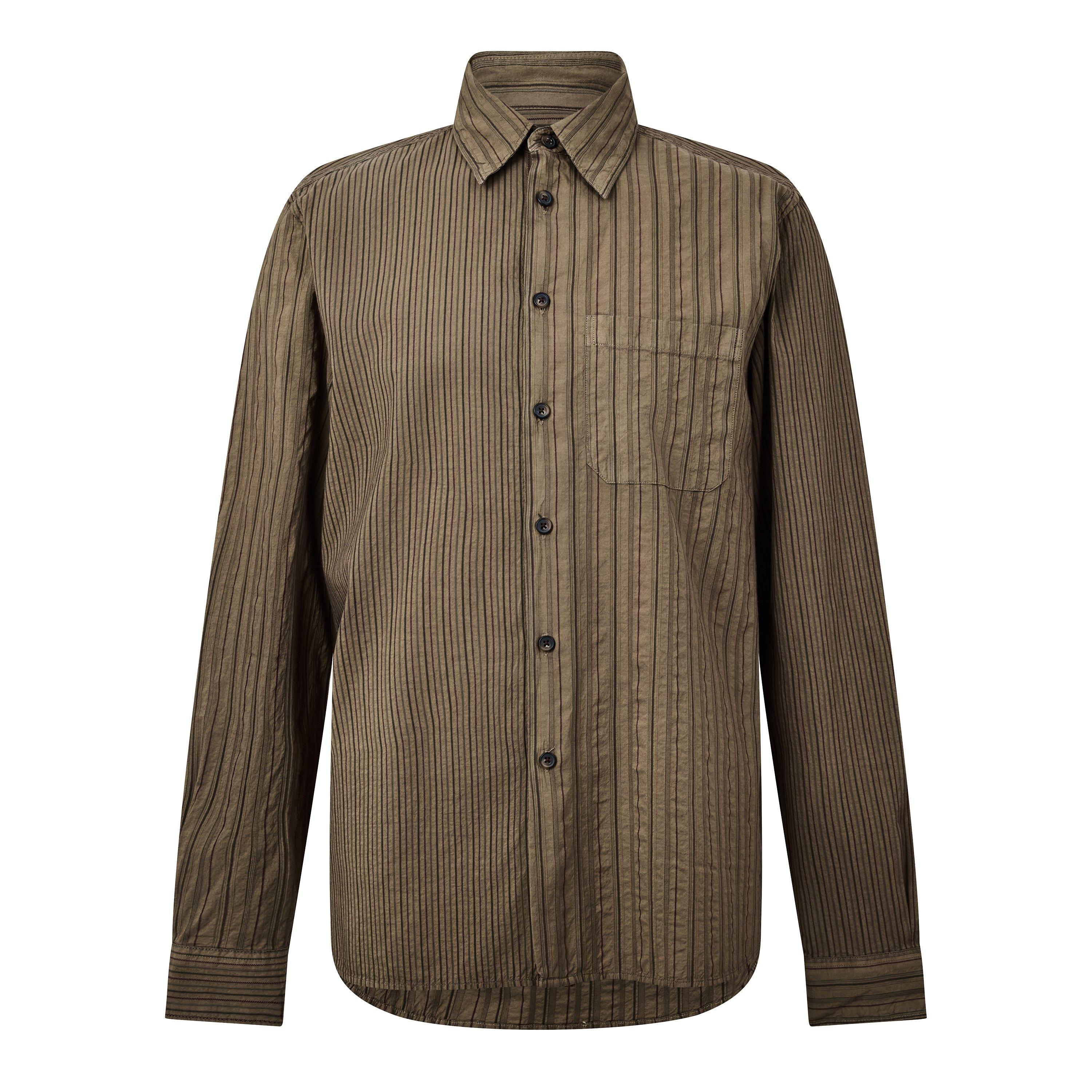 Beige 73 - PS Paul Smith - PS StripeTxt LS Shrt Sn64 - 1