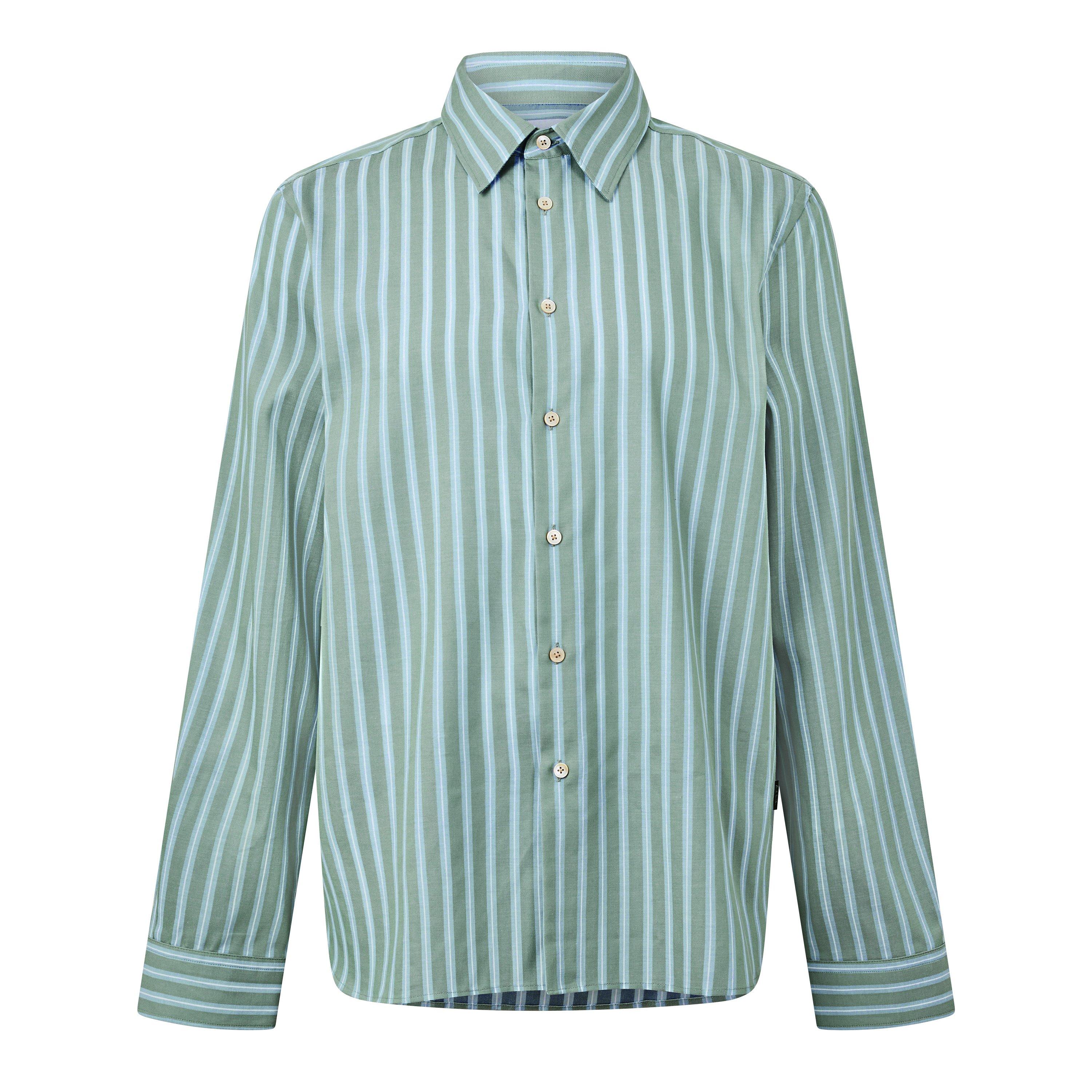 Green 34 - PS Paul Smith - PS Stripe LS Shirt Sn64 - 1