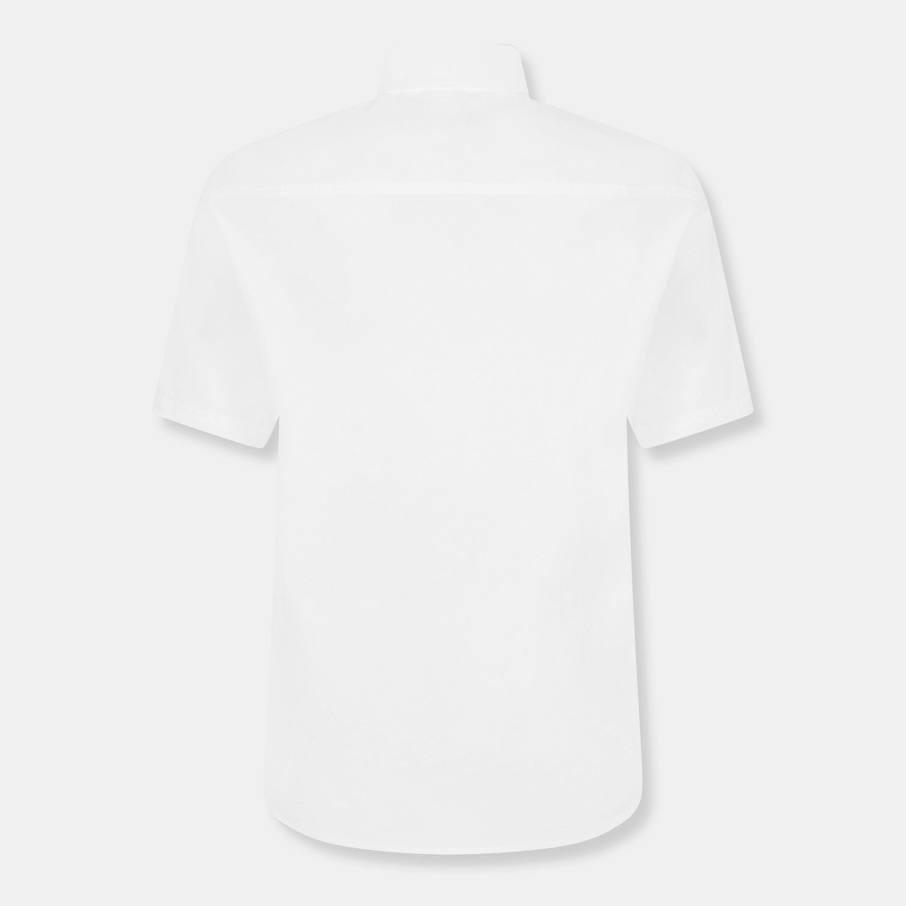 Branco - Jack Wills - Short Sleeve Oxford Shirt Mens - 2