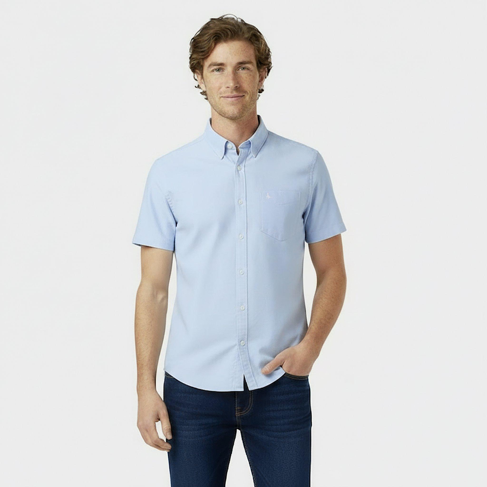 Bleu ciel - Jack Wills - Classic Oxford Shirt Mens - 3