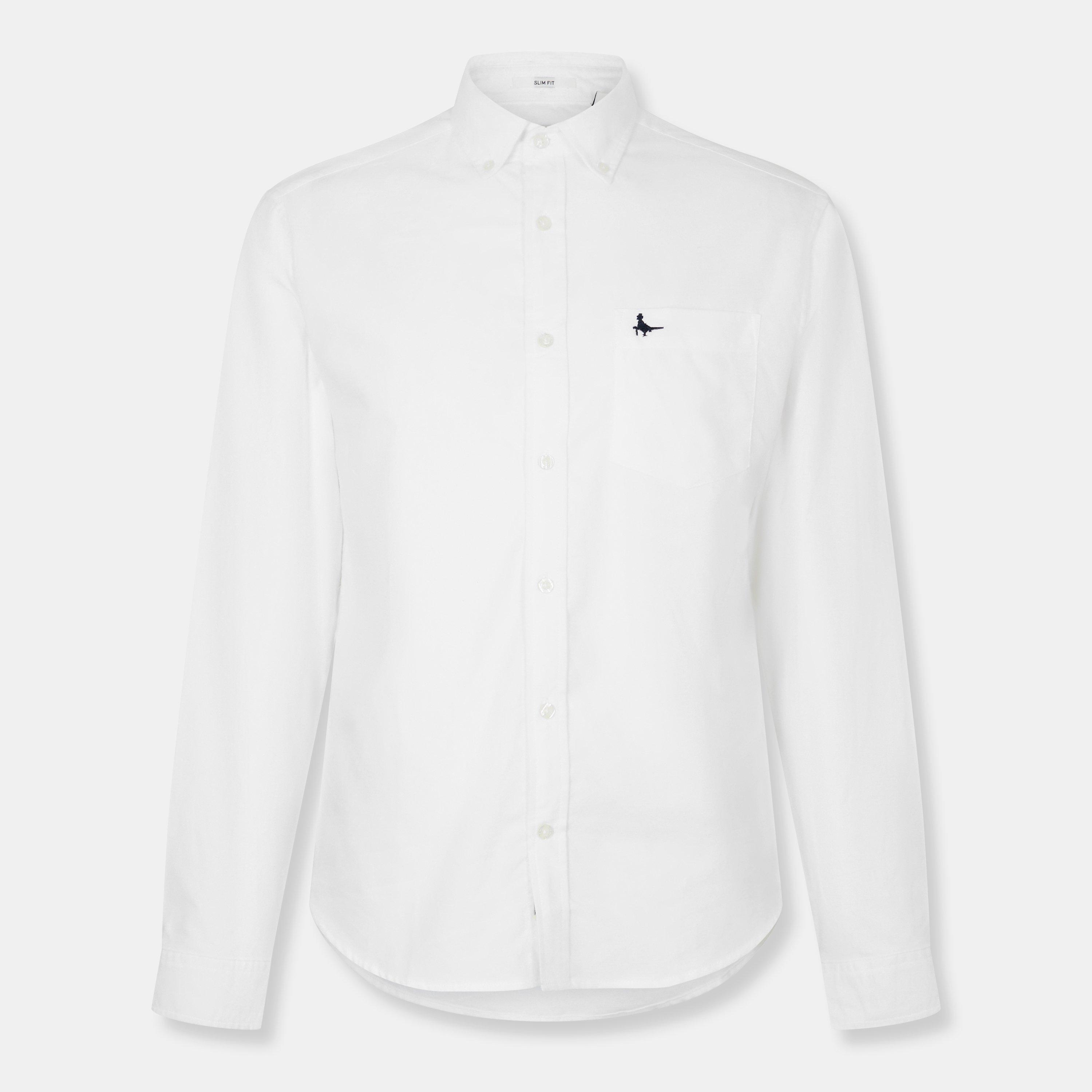 Jack Wills Men's Jackwills Wadsworth Oxford Shirt - White - S
