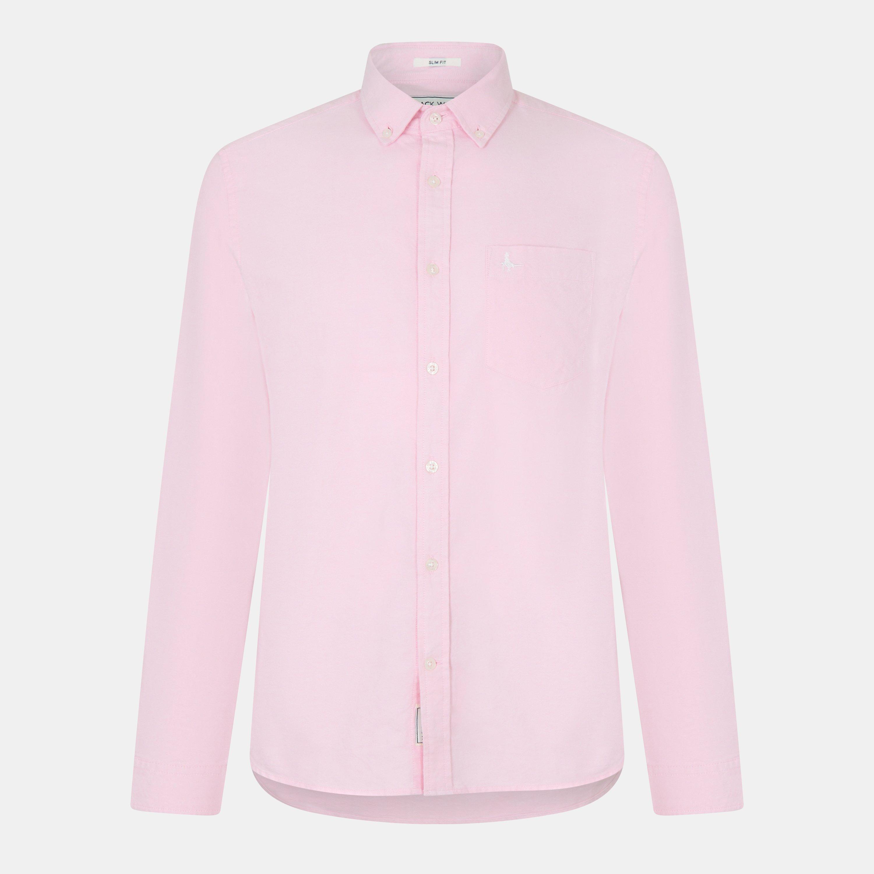Jack Wills Men's Jackwills Wadsworth Oxford Shirt - Pink - S