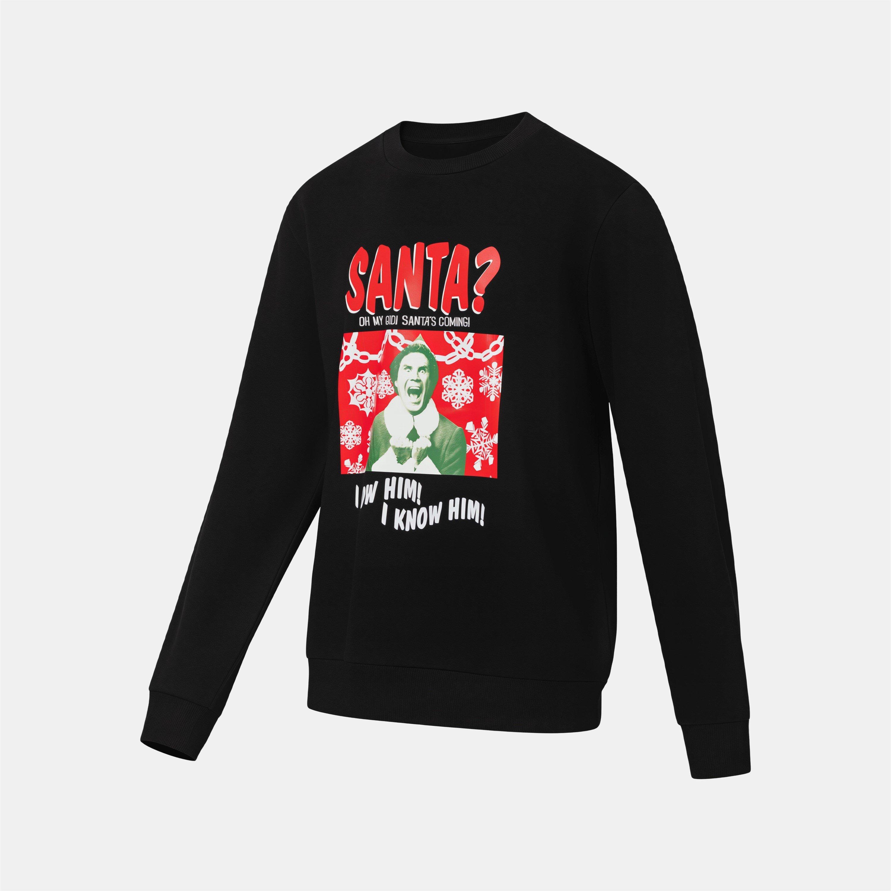 Elf - Character - Unisex Disney Elf Xmas Fleece Crew Sweat - 2