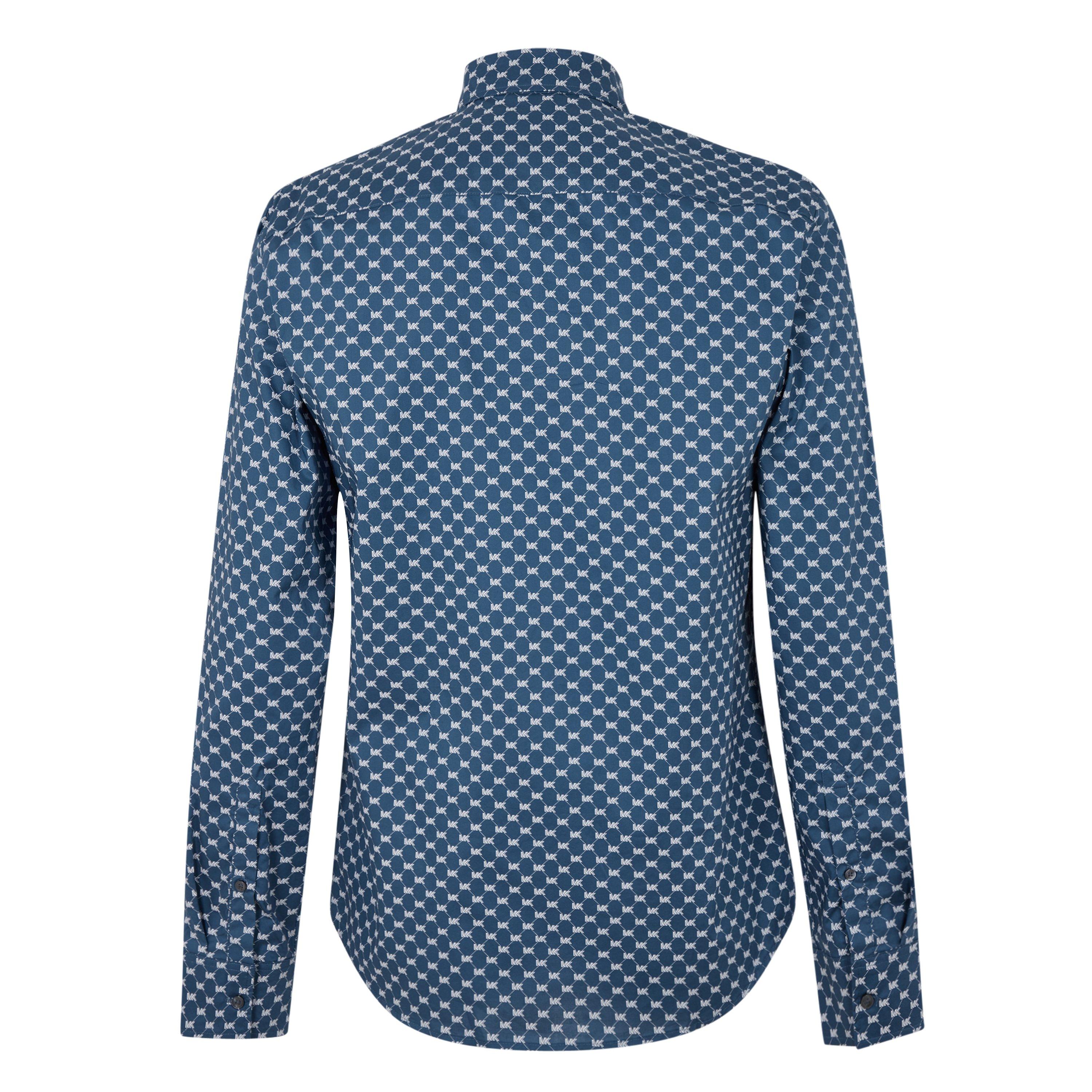 Danish Blue 575 - Michael Kors - Logo Stripe Shirt - 5