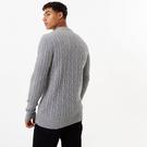 Grises - Jack Wills - Jack Marlow Merino Wool Blend Cable Knitted Jumper - 2