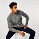 Grises - Jack Wills - Jack Marlow Merino Wool Blend Cable Knitted Jumper - 6