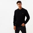 Jack Marlow Merino Wool Blend Cable Knitted Jumper