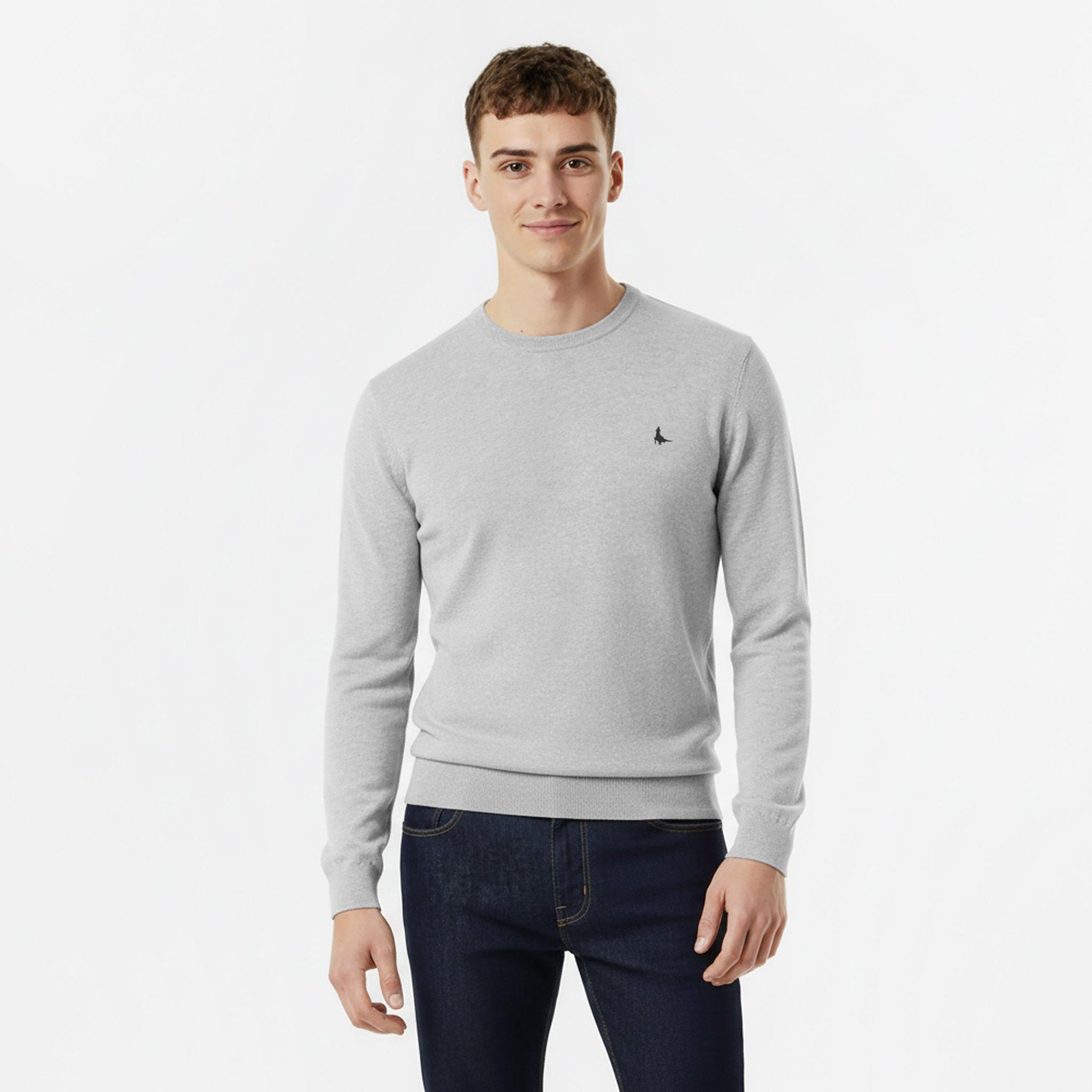 Lt Ash Mrl - Jack Wills - Jack Seabourne Crew Neck Logo Jumper - 3