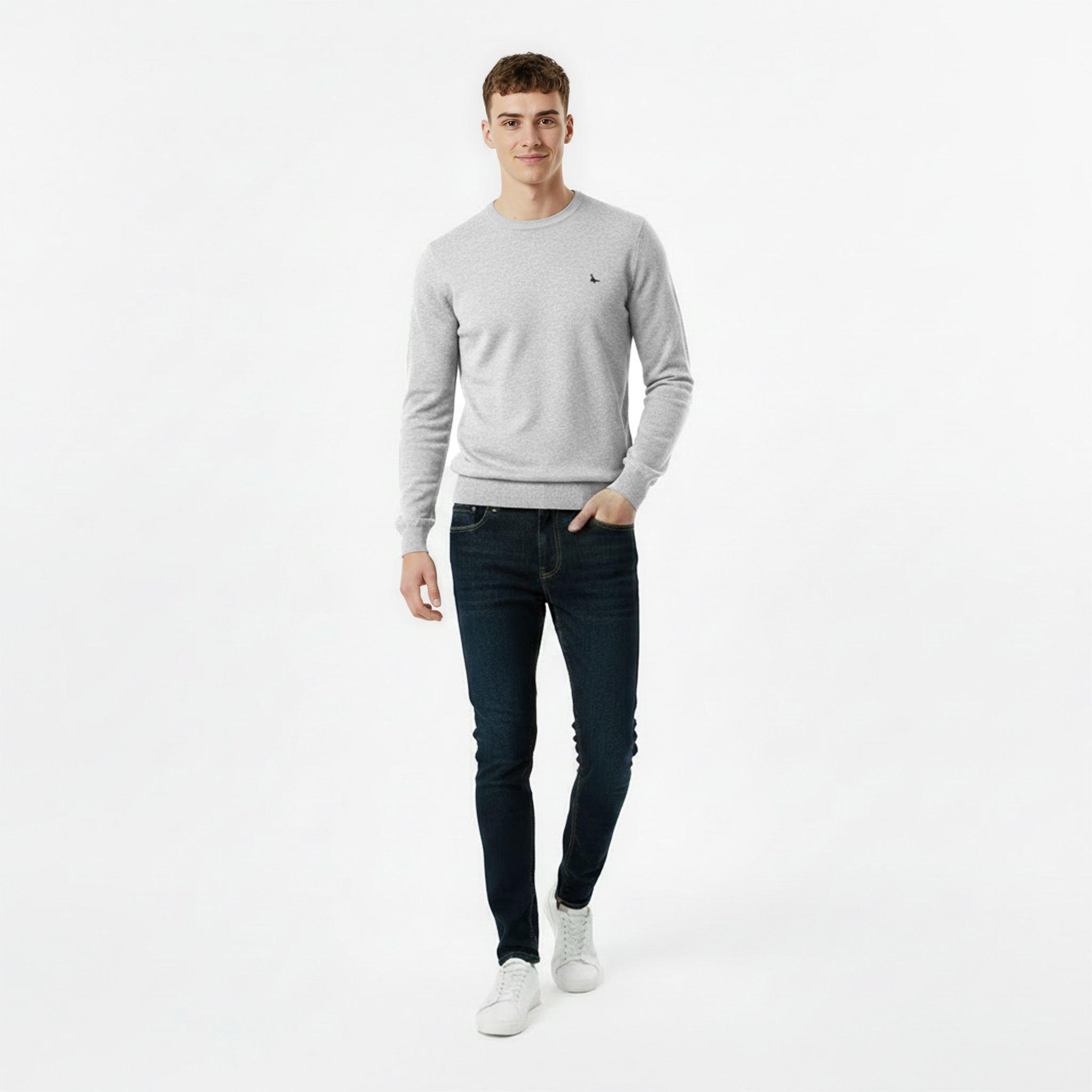 Lt Ash Mrl - Jack Wills - Jack Seabourne Crew Neck Logo Jumper - 5