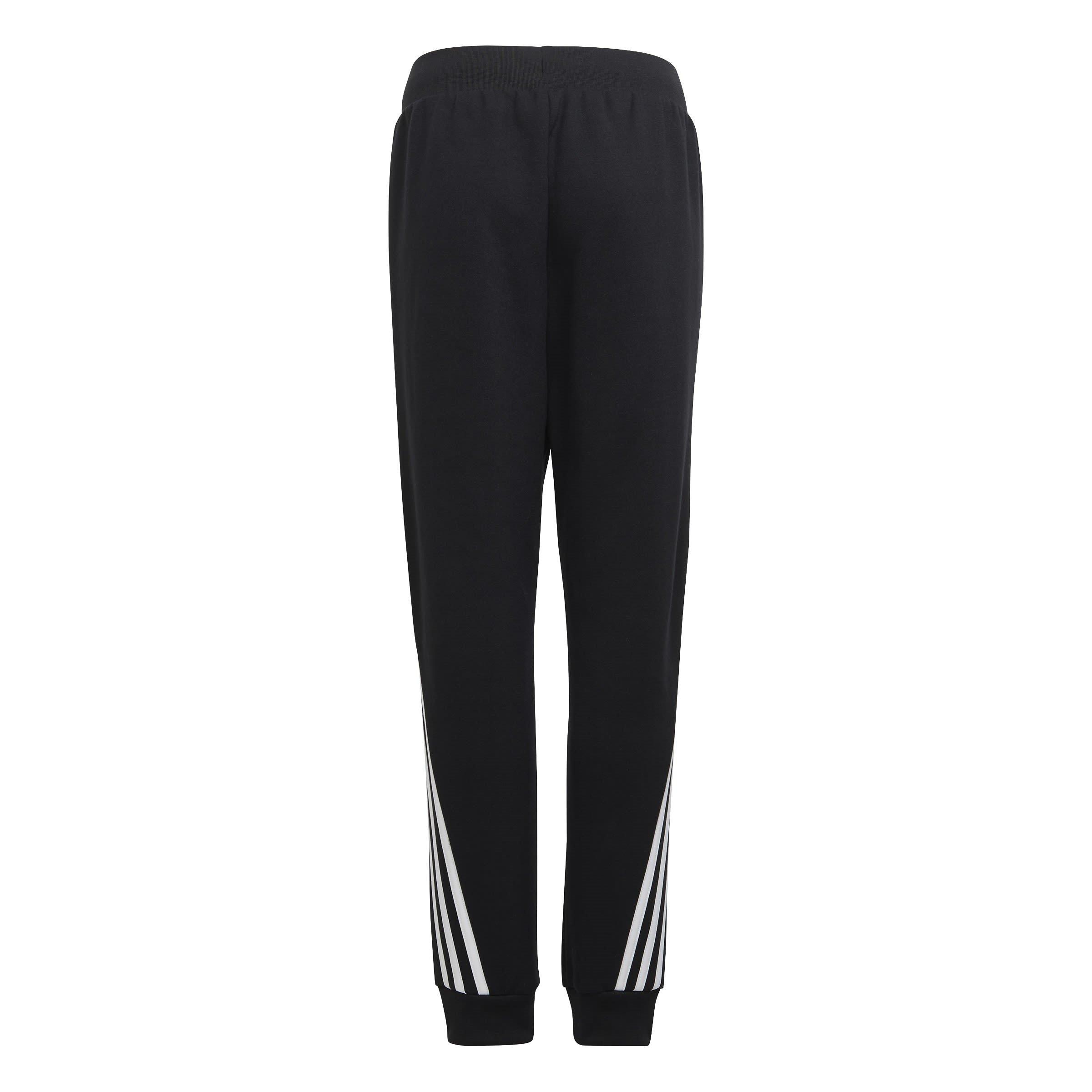 Nero / Bianco - adidas - Future Icons 3-Stripes Tapered-Leg Joggers Kids - 2