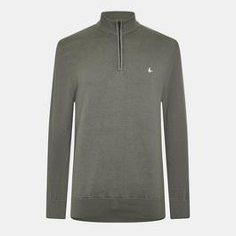 Jack Wills Funnel Neck Half Zip Jumper Men