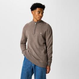 Jack Wills Funnel Neck Half Zip Jumper