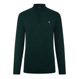 Jack Wills Funnel Neck Half Zip Jumper