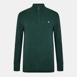 Jack Wills Funnel Neck Half Zip Jumper Men