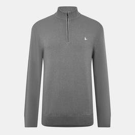 Jack Wills Funnel Neck Half Zip Jumper Men