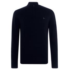 Jack Wills Funnel Neck Half Zip Jumper