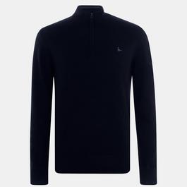 Jack Wills Funnel Neck Half Zip Jumper Men