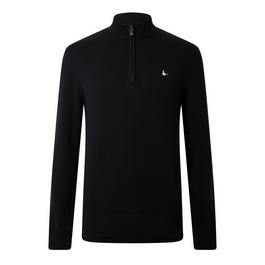 Jack Wills Funnel Neck Half Zip Jumper