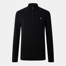 Jack Wills Funnel Neck Half Zip Jumper Men