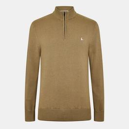 Jack Wills Funnel Neck Half Zip Jumper Men