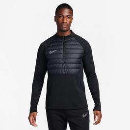 Nike Academy Winter Warrior Mens Therma FIT 1 2 Zip Global Football Top