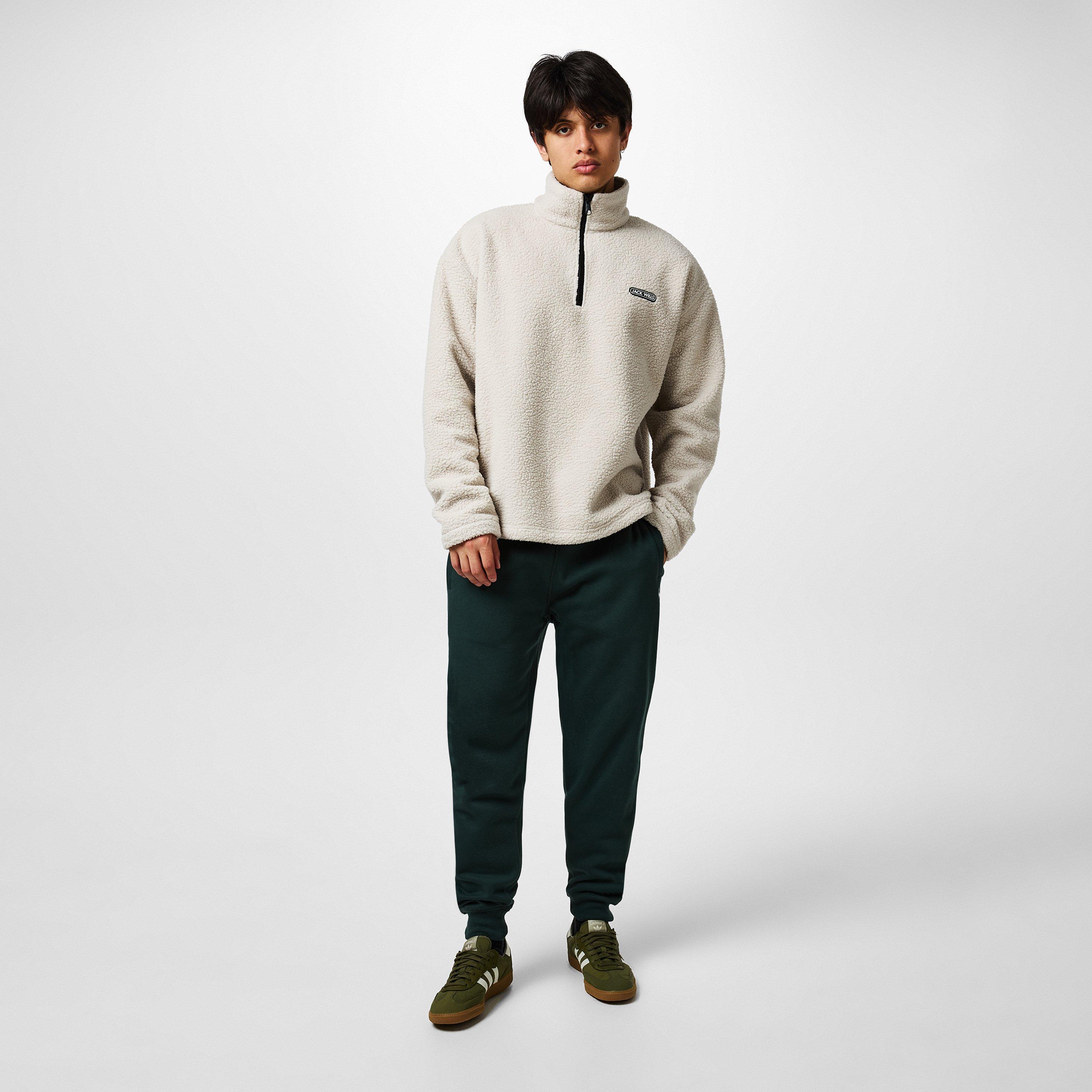 Cream - Jack Wills - Polar Quarter Zip Fleece Top - 4