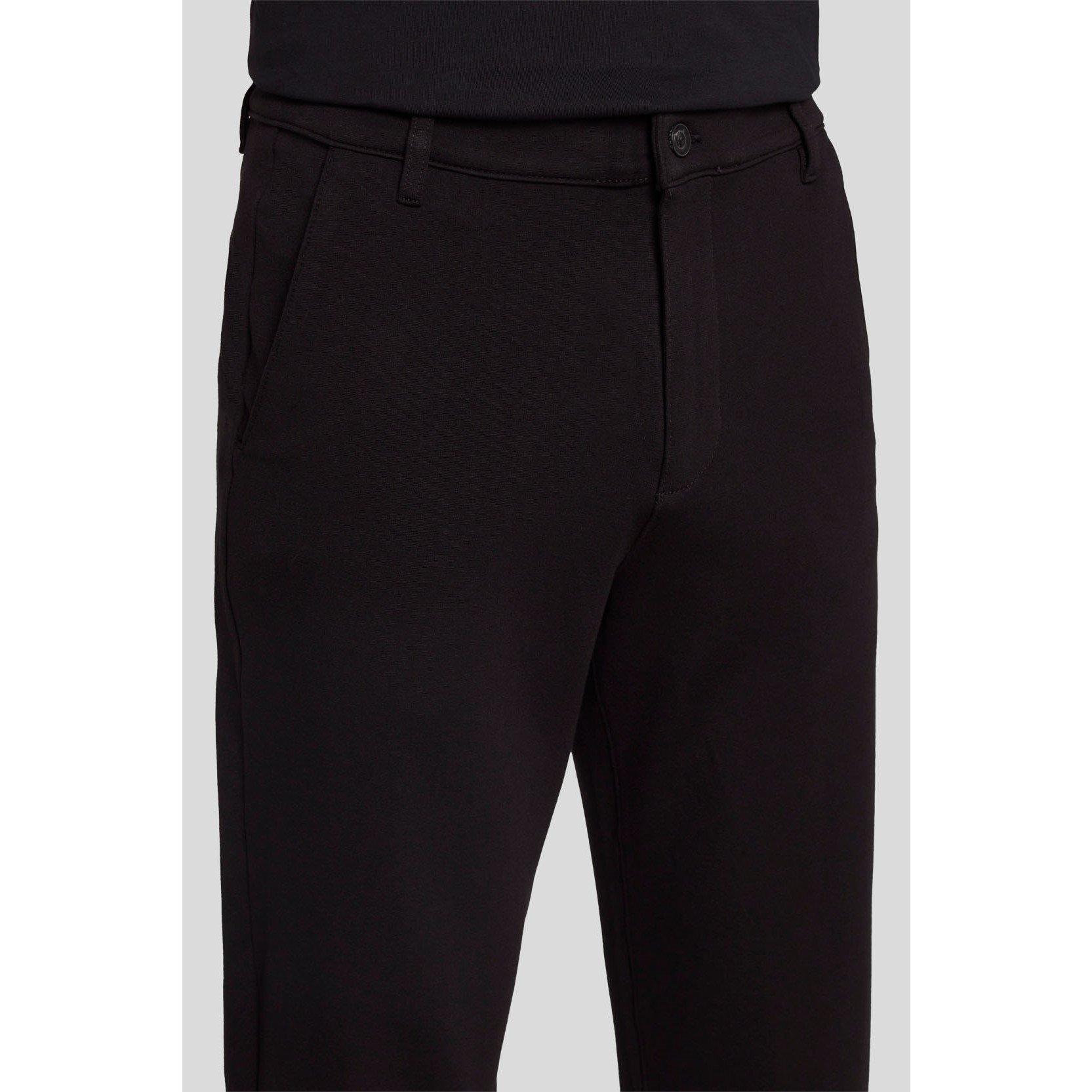 Black - 7 For All Mankind - Men's Knitted Chinos - 2