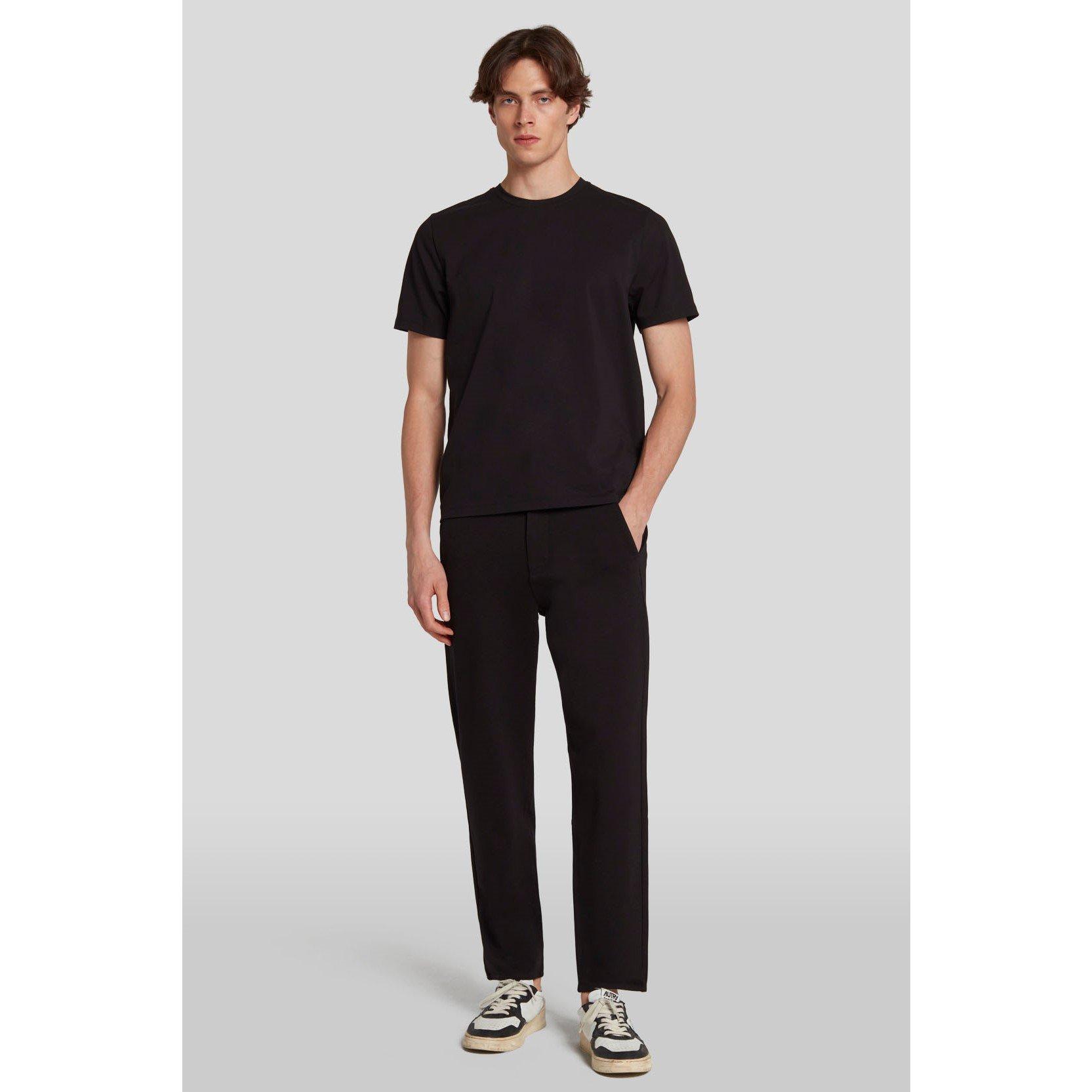Black - 7 For All Mankind - Men's Knitted Chinos - 3