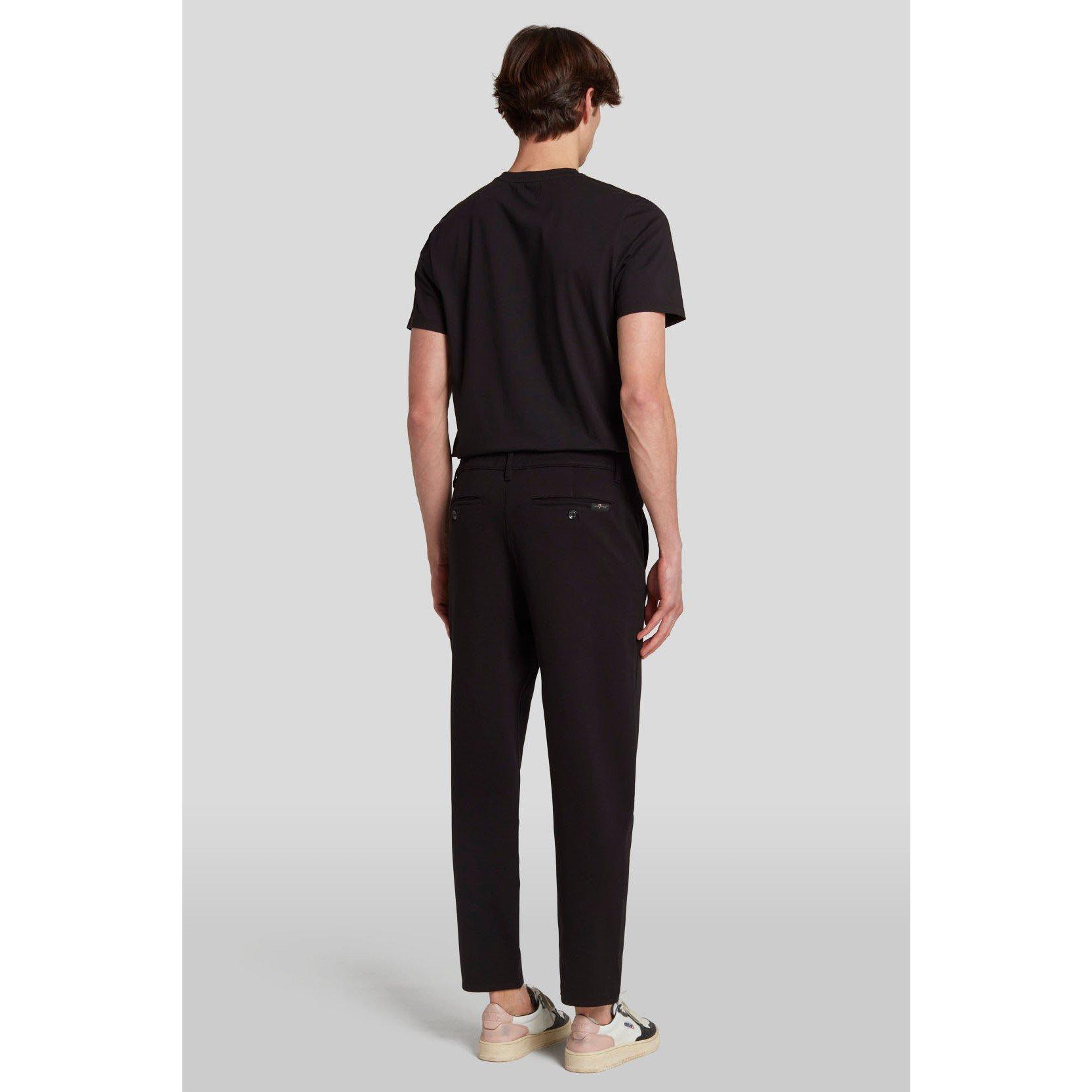 Black - 7 For All Mankind - Men's Knitted Chinos - 4