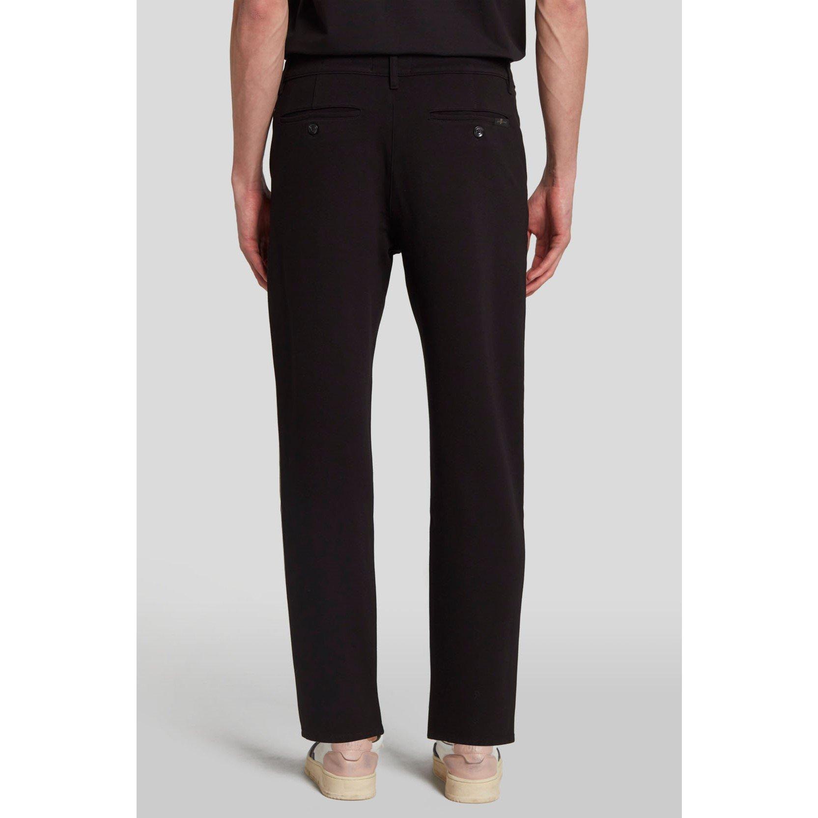Black - 7 For All Mankind - Men's Knitted Chinos - 6