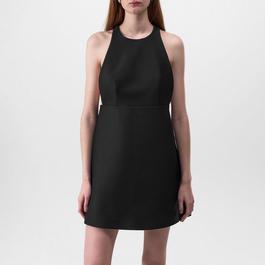 Prada Pinnafore Logo Dress
