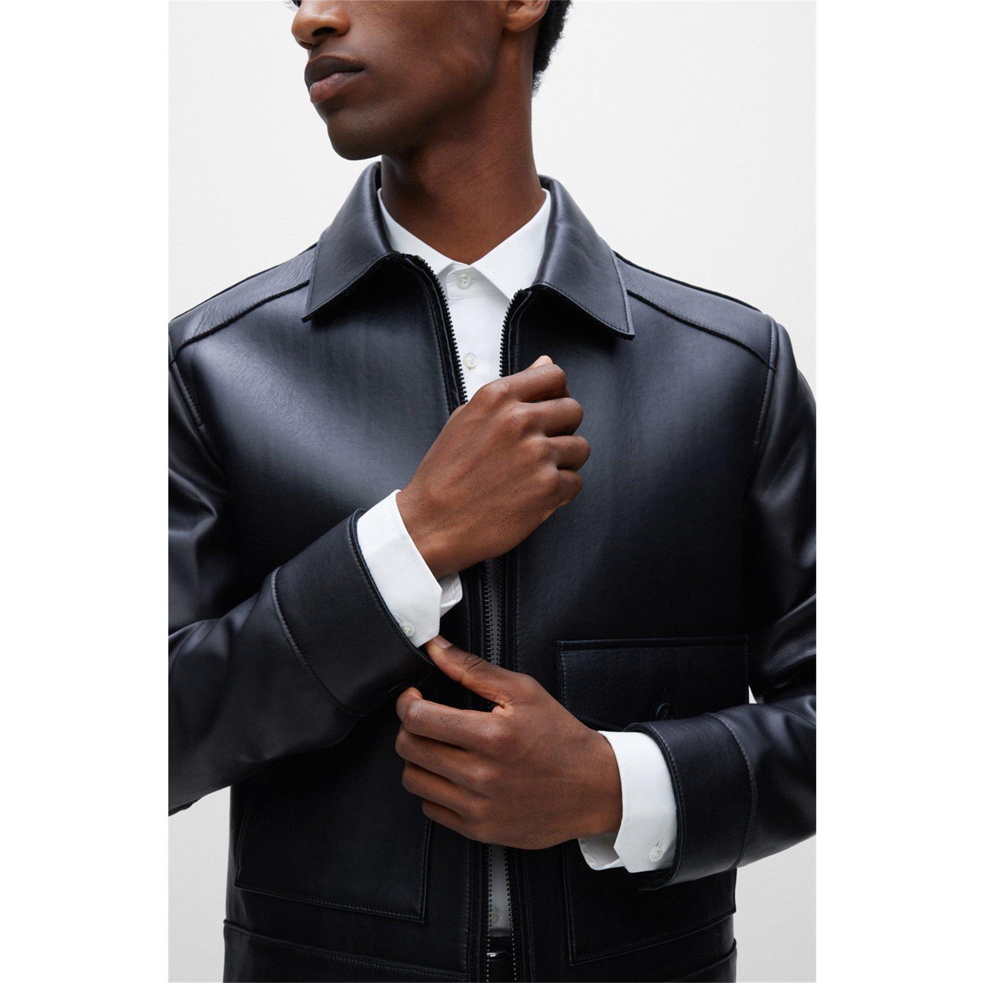 White - Boss - T Hay Long Sleeve Shirt - 6