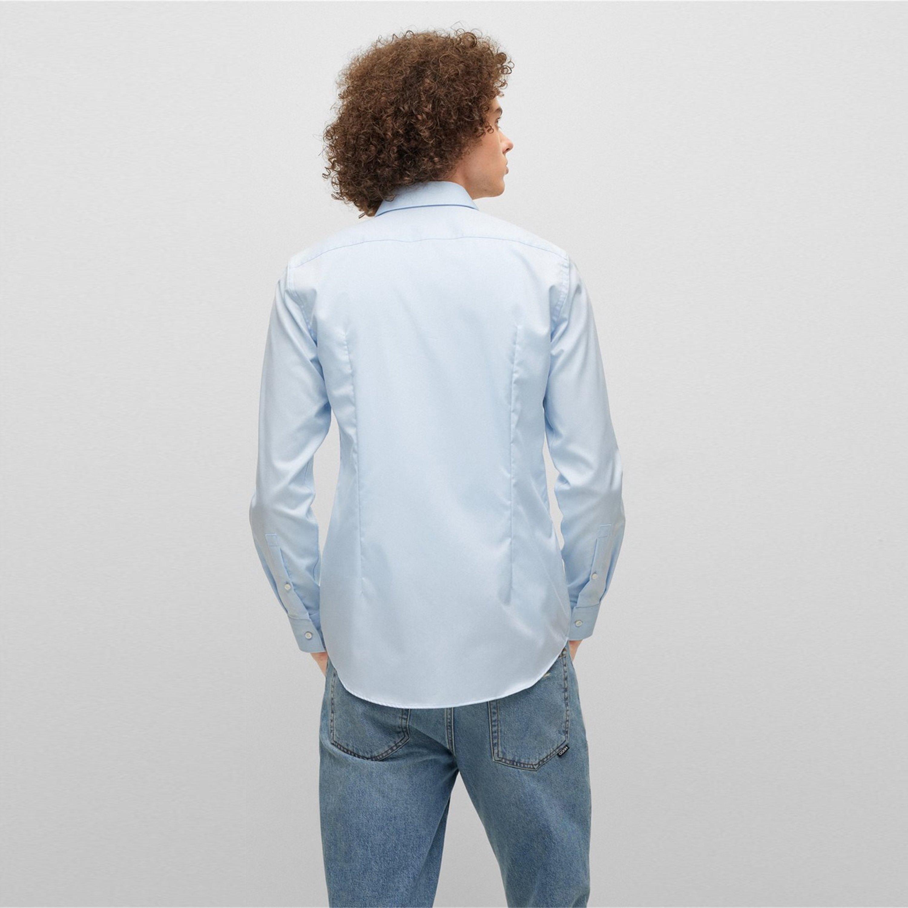 Light/Pstl Blue - Hugo - Hugo Kason Long-sleeve Shirt - 3