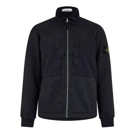 Stone Island Plated Terry Zip Through Jacket