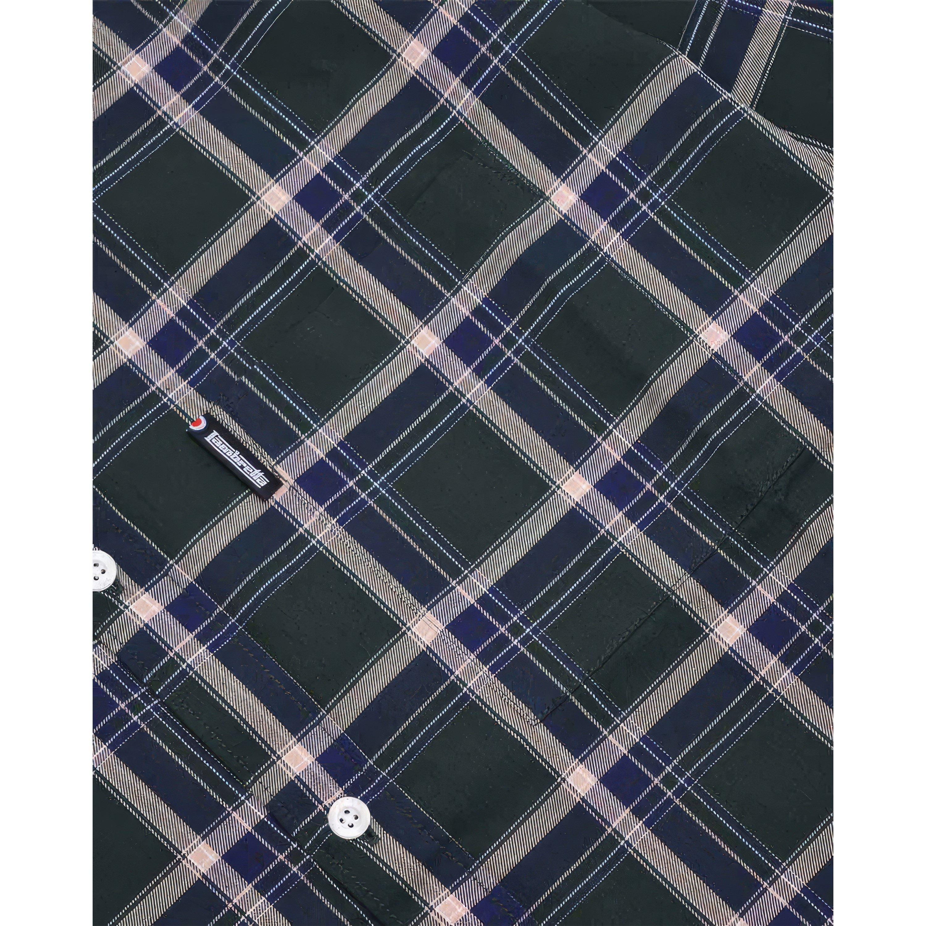 Grün/Navy - Lambretta - Long-Sleeve Check Shirt - 3