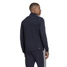 Marine/Blanc - adidas - Sereno Long Sleeve Zip Top Mens - 3
