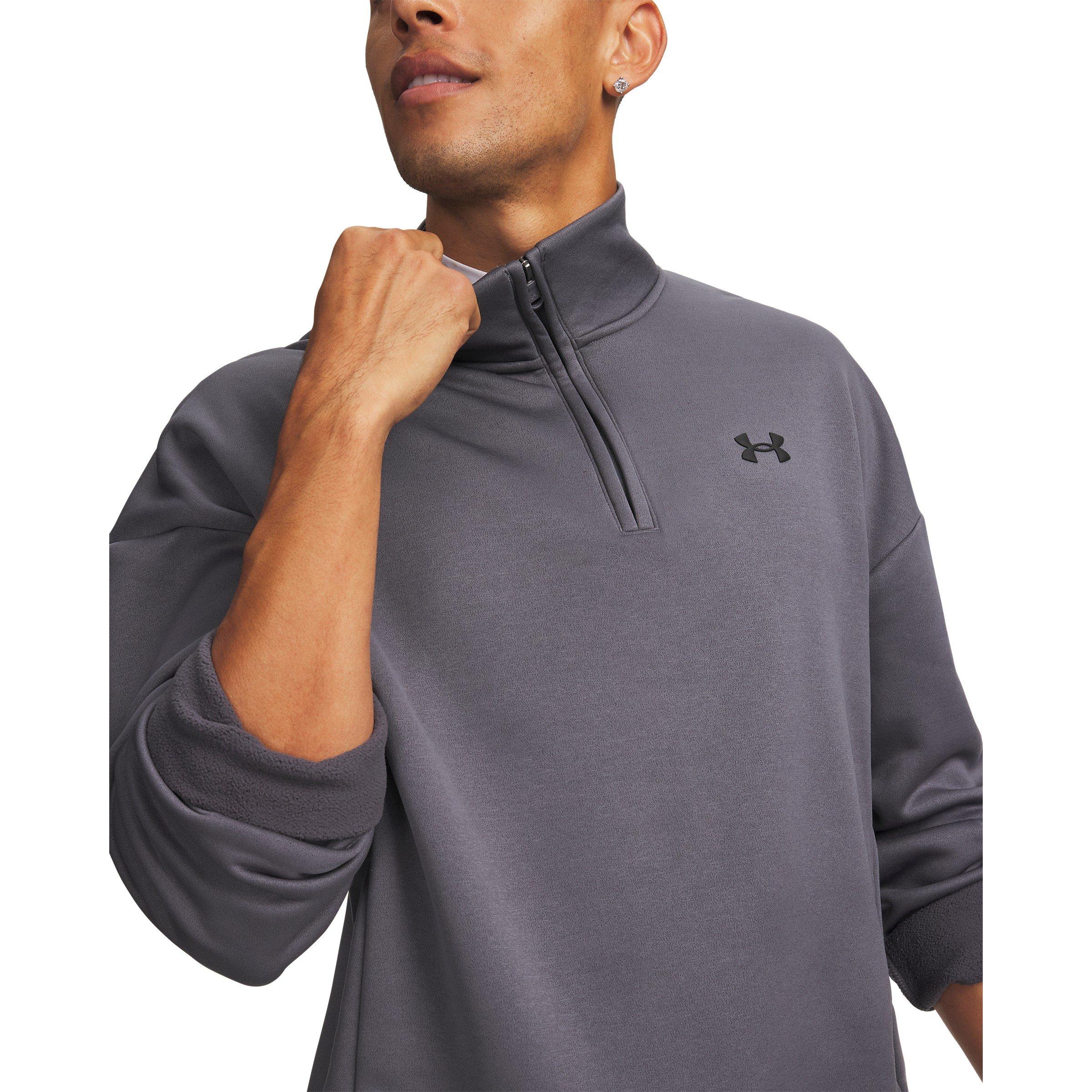 Gray / Black - Under Armour - Armour Fleece® ¼ Zip Men' - 3