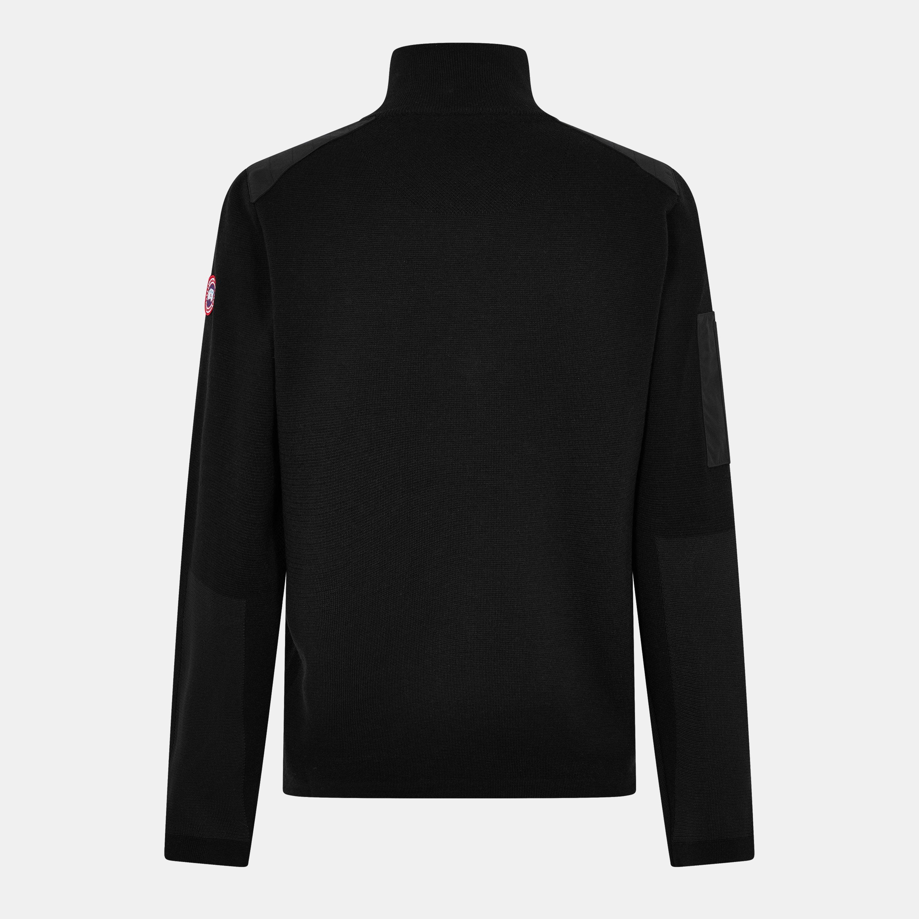 Black 9061 - Canada Goose - Stormont Quarter Zip Sweater - 2
