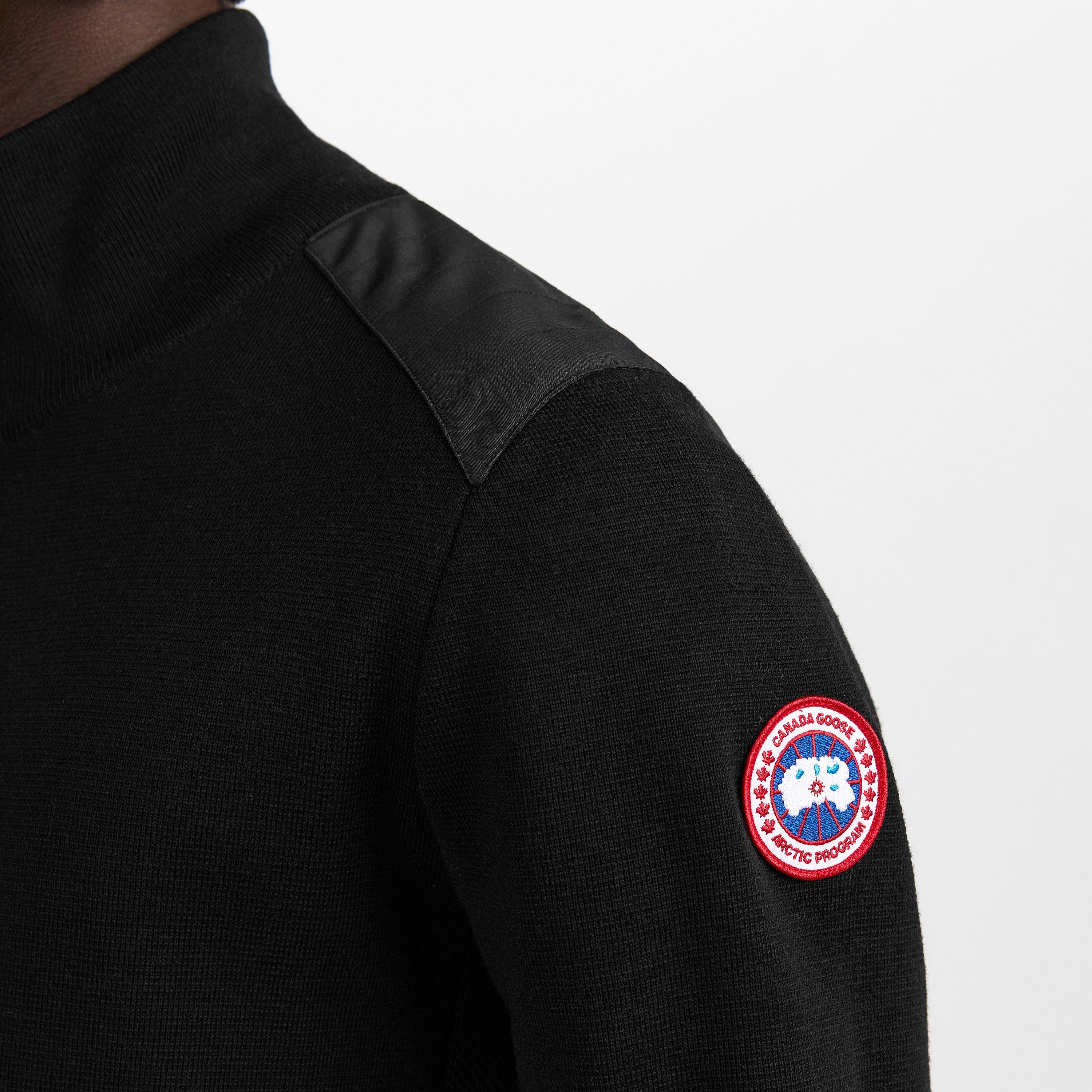 Black 9061 - Canada Goose - Stormont Quarter Zip Sweater - 5