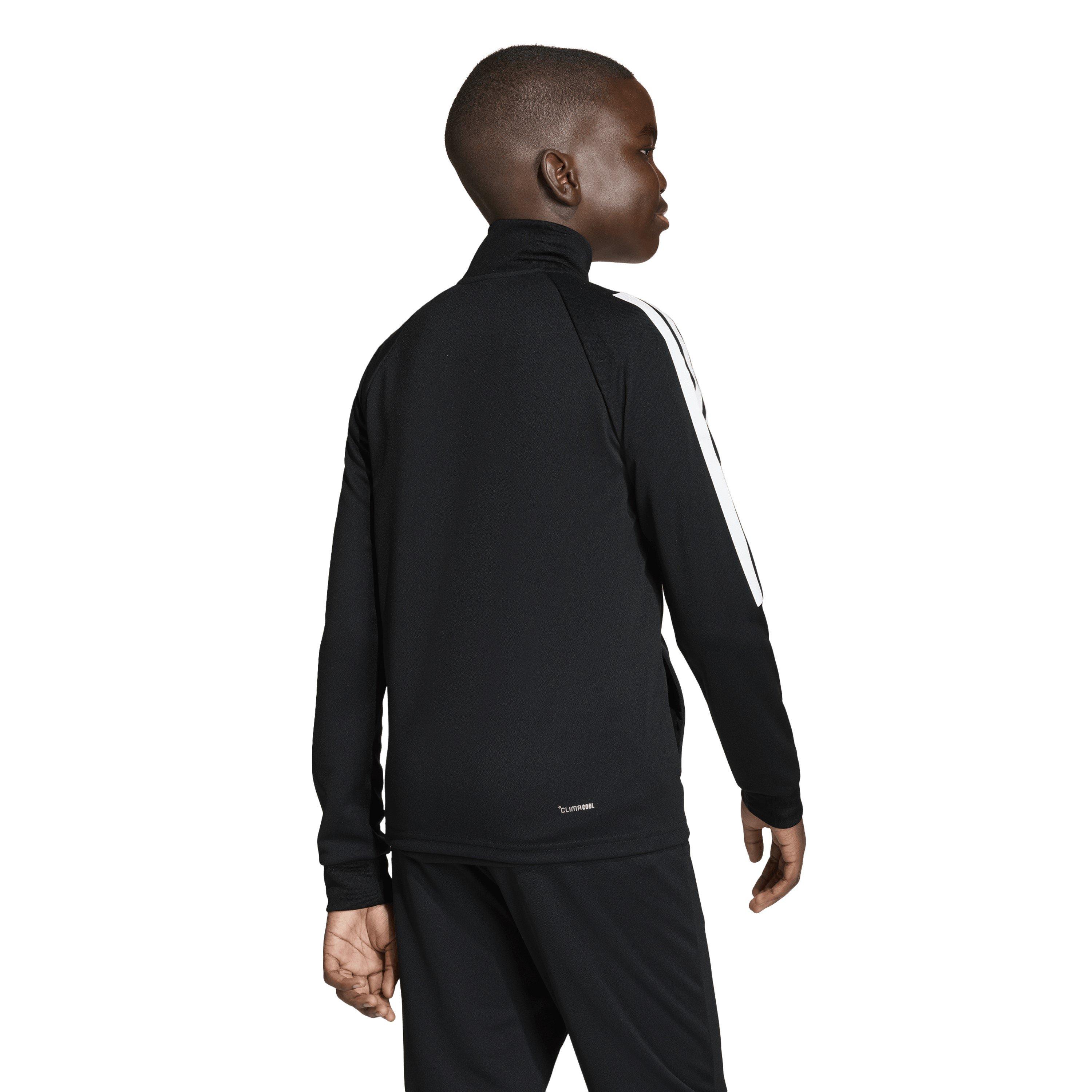 Black/White - adidas - Sereno Track Jacket Juniors - 3