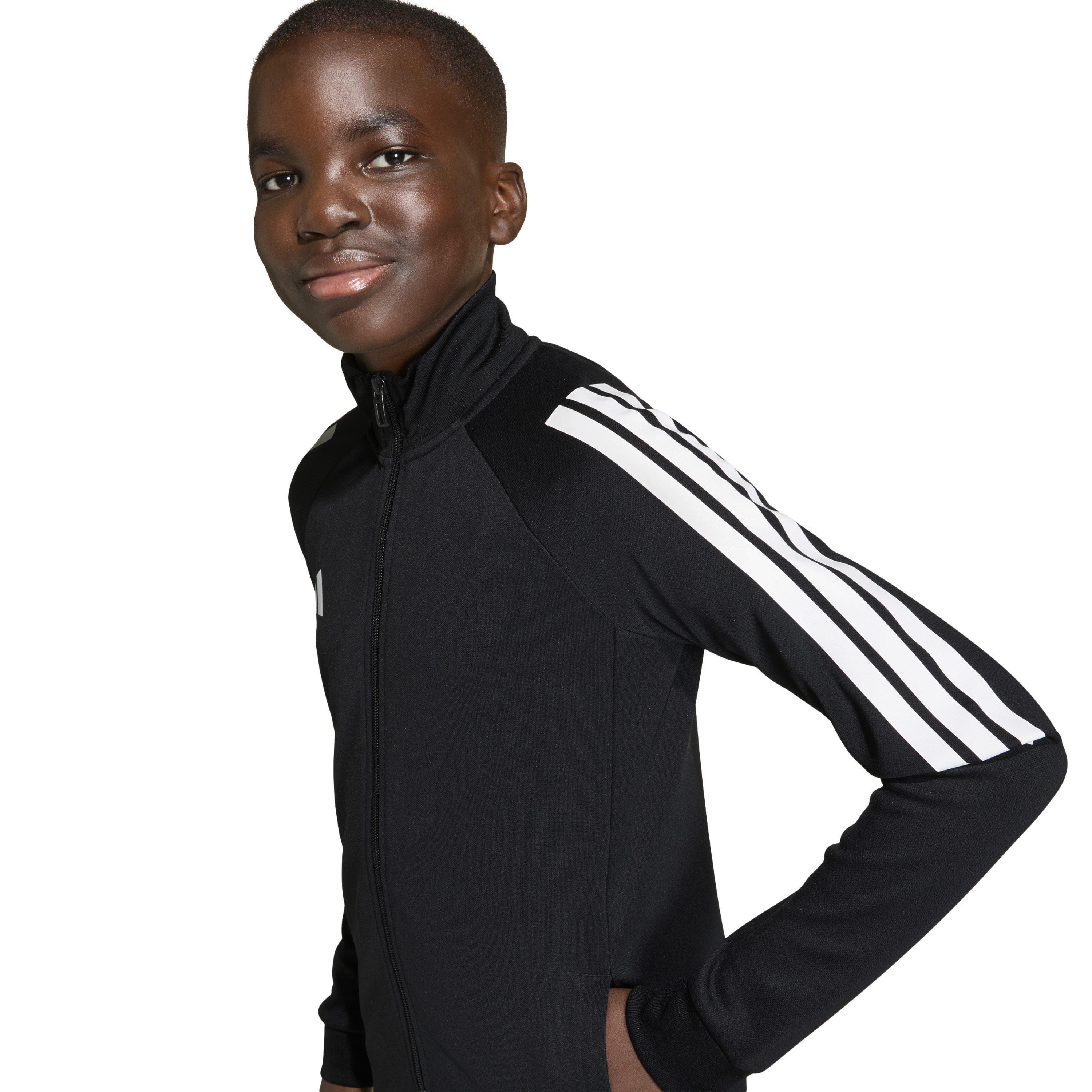 Black/White - adidas - Sereno Track Jacket Juniors - 4