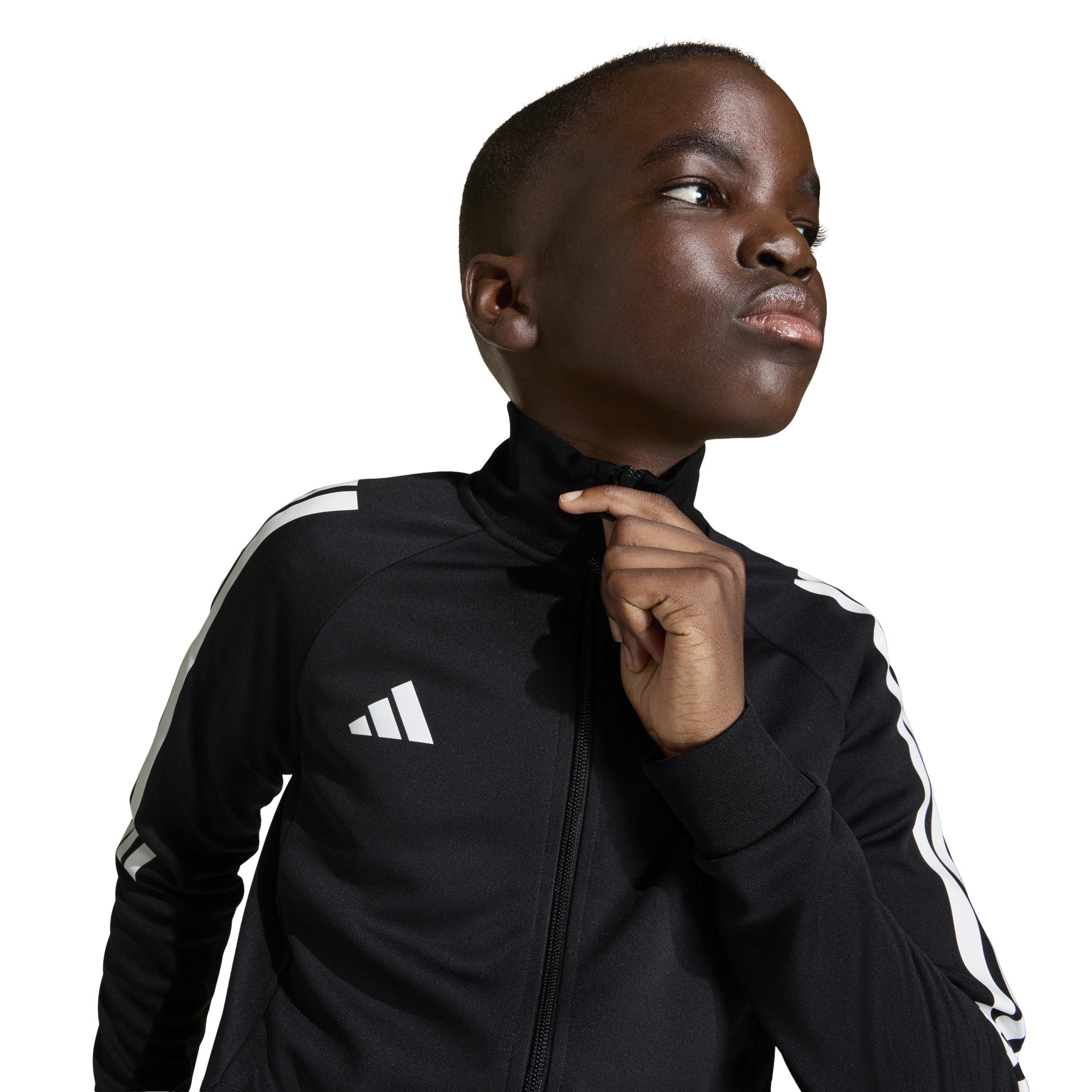 Black/White - adidas - Sereno Track Jacket Juniors - 5