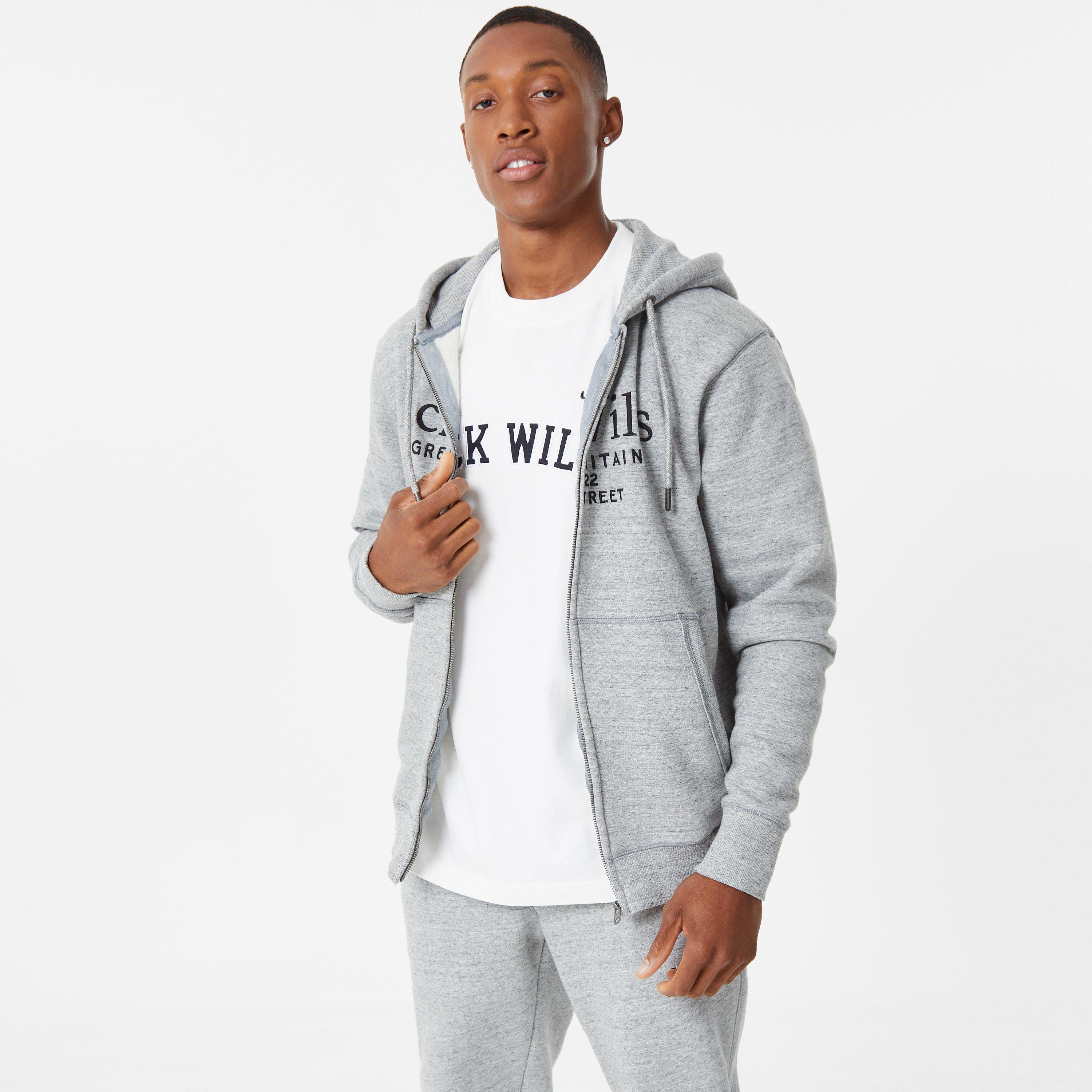 Jack Wills Pinebrook Graphic Zip Hoodie Zip Hoodies USC